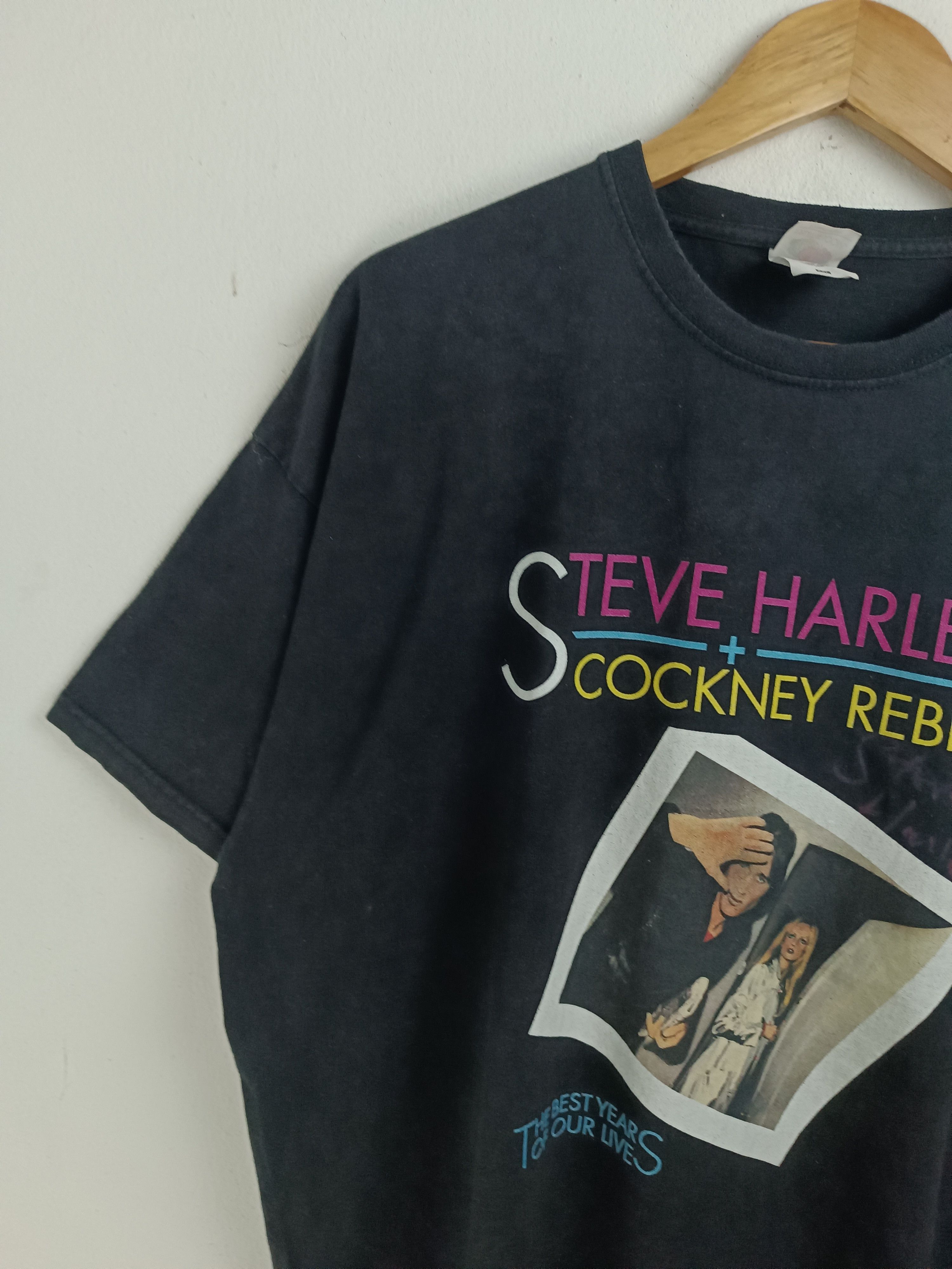 Band Tees VINTAGE 2015 STEVE HARLEY & COCKNEY REBELS TOUR iggy slade Size US XXL / EU 58 / 5 - 5 Thumbnail
