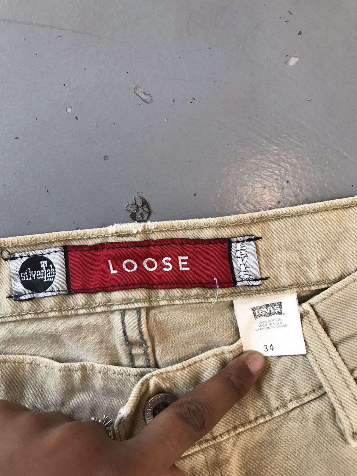 Levi's Vintage Levi’s Strauss & co silver tab loose denim Size US 32 / EU 48 - 5 Thumbnail