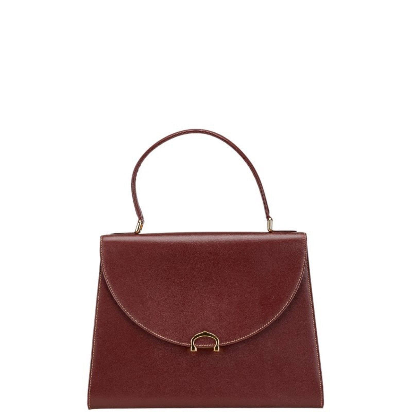 Cartier Leather Handbag with Dust Bag and Guarantee Card