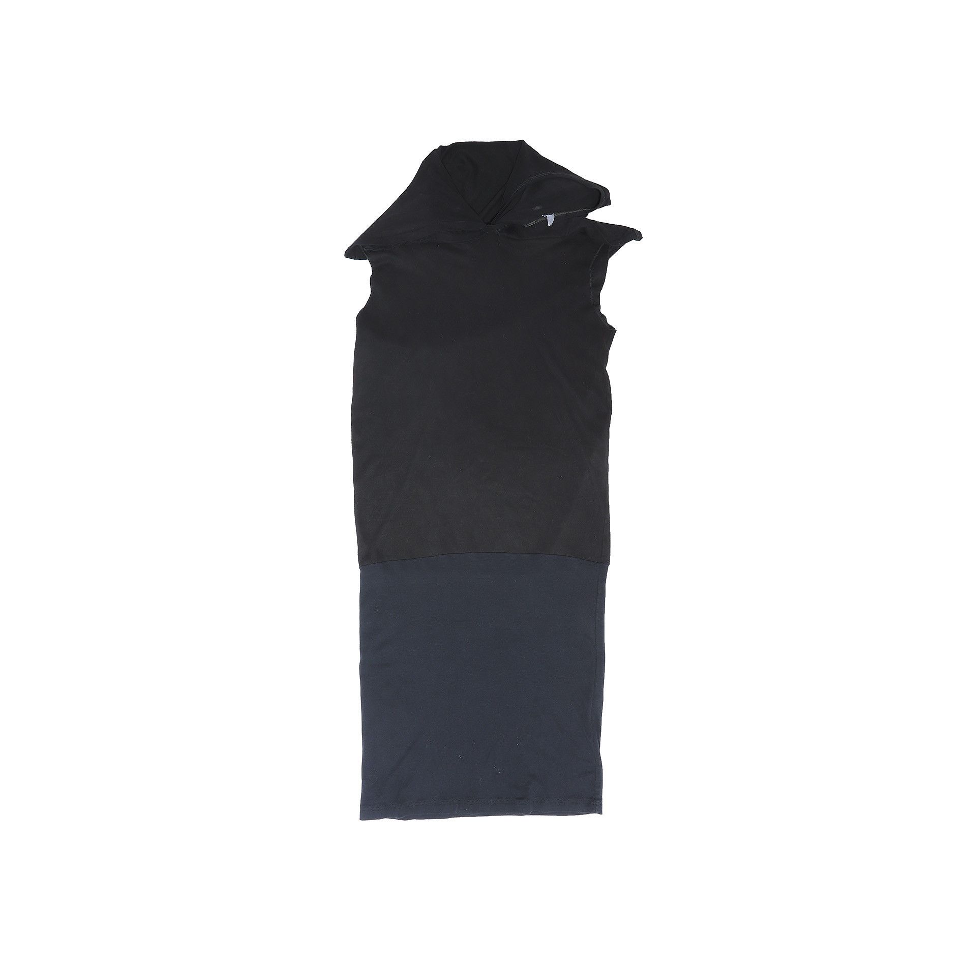 image of Maison Margiela Artisanal Reconstructed T-Shirt Dress in Navy, Women's