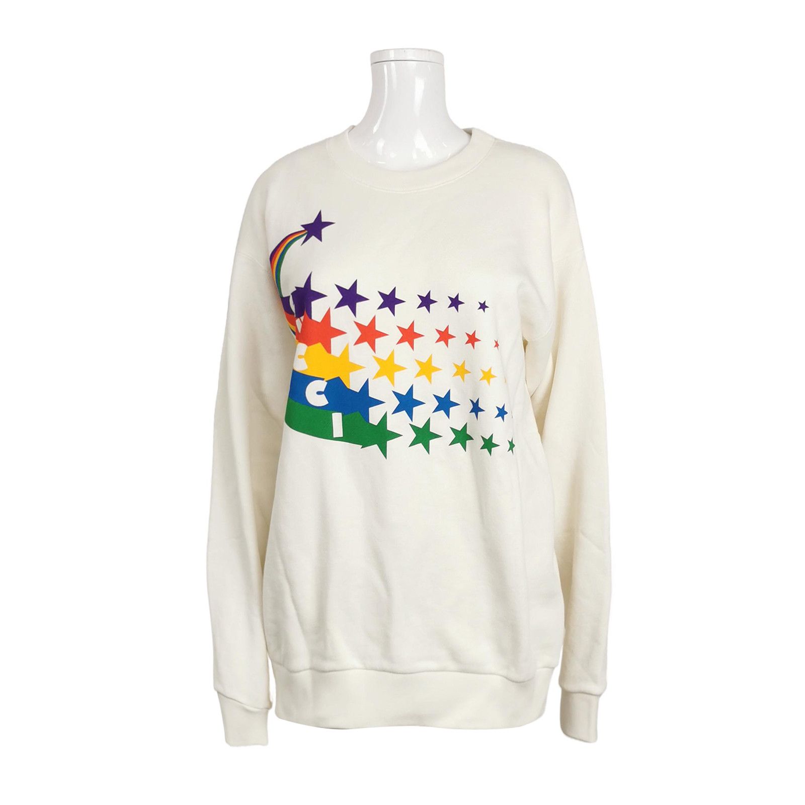 Gucci Gucci Rainbow Star Print Sweatshirt Size S Size US S / EU 44-46 / 1 - 1 Thumbnail