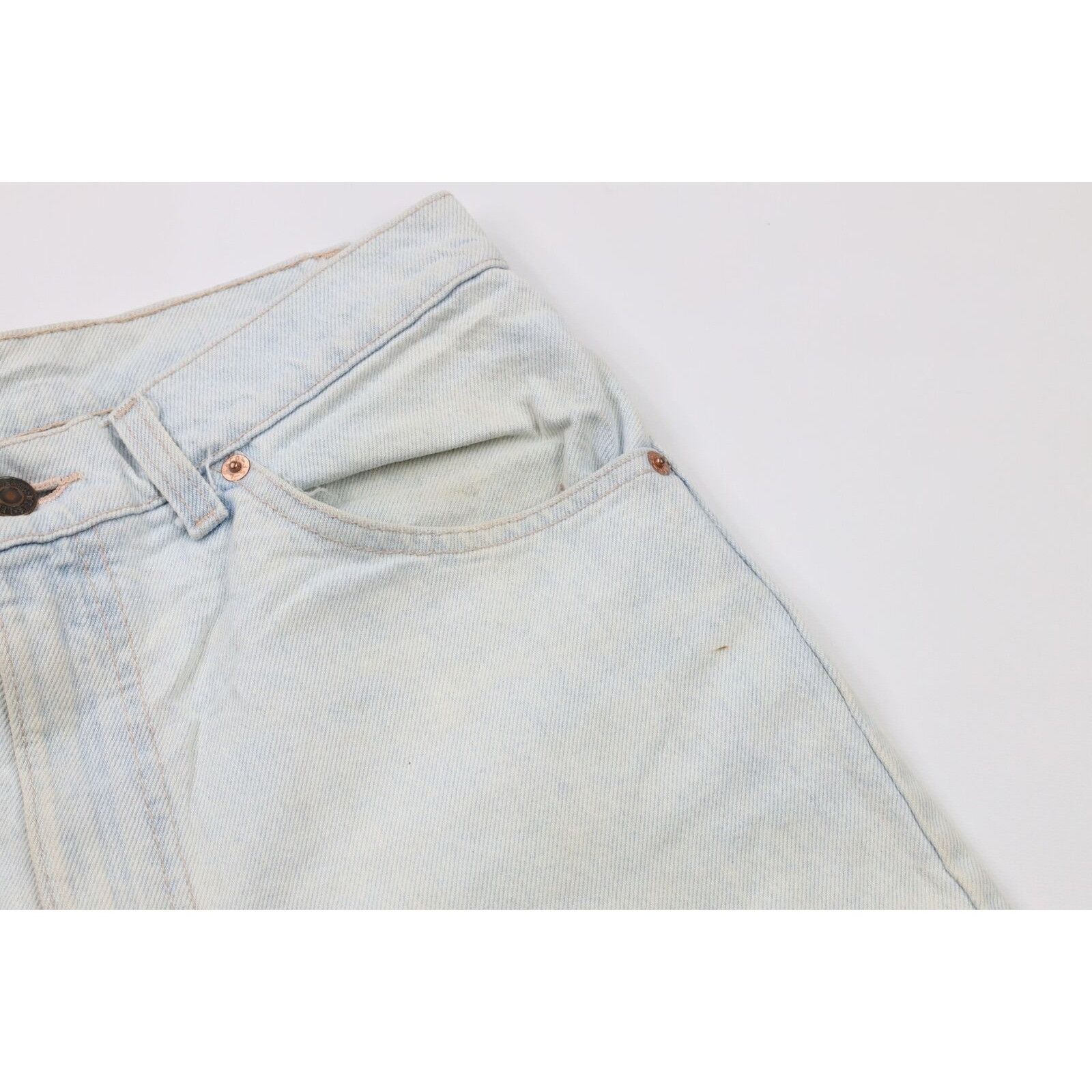 Levi's × Vintage Vintage 90s Levis 550 Orange Tab Distressed Relaxed Jeans Size US 30 / EU 46 - 9 Thumbnail