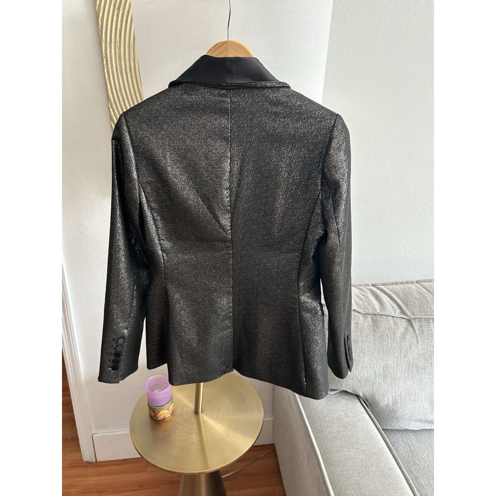 Boston Proper Boston Proper Metallic Shine Black Blaze Size 6 Glam Party Size M / US 6-8 / IT 42-44 - 6 Thumbnail