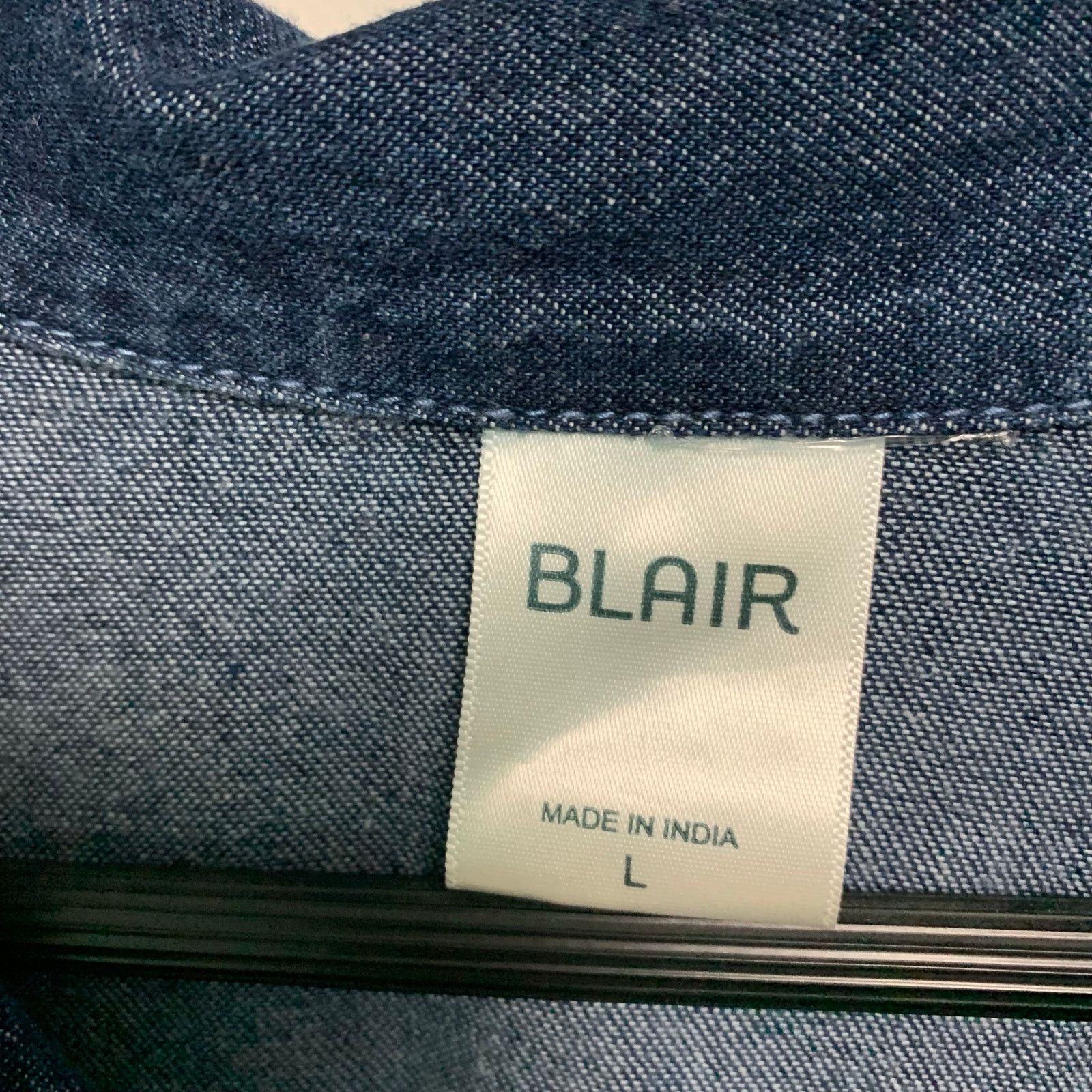 Vintage Blair Vintage Women's Full Zip Denim Cotton Butterfly Coat L Size L / US 10 / IT 46 - 5 Thumbnail