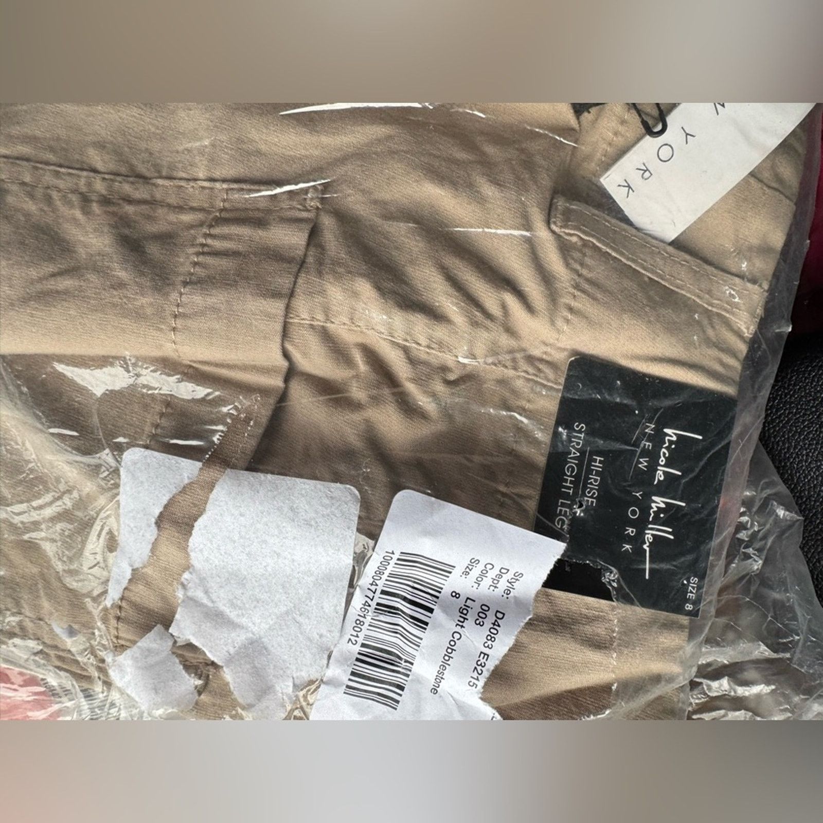 Nicole Miller 🎉LAST‎ PIECE 🎉NICOLE MILLER NEW YORK Wide Leg Twill Pants Size 30" / US 8 / IT 44 - 4 Thumbnail