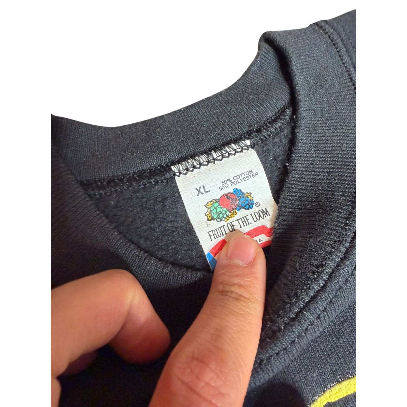 Fruit Of The Loom × NFL × Vintage Vintage 90s New Orleans Saints NFL Crewneck Sweatshirt Size US XL / EU 56 / 4 - 5 Thumbnail