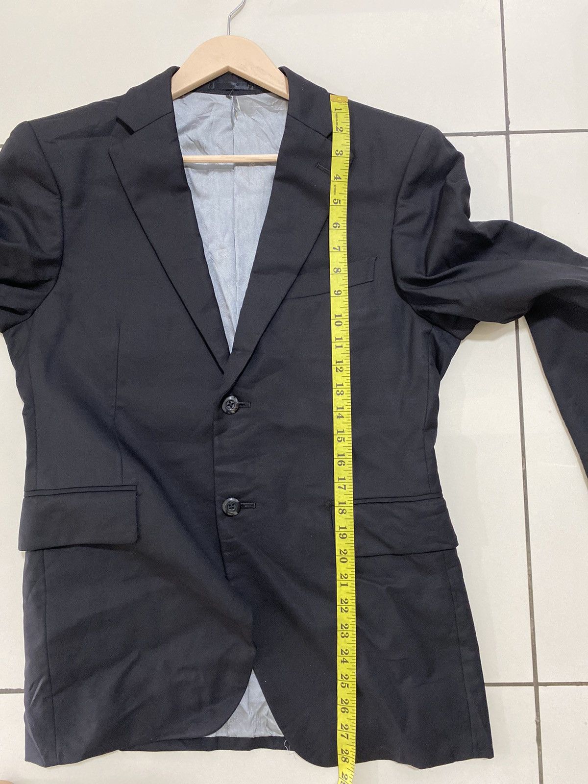 Alfred Dunhill Dunhill Black Blazer Custom Made in Japan Size 42R - 11 Thumbnail