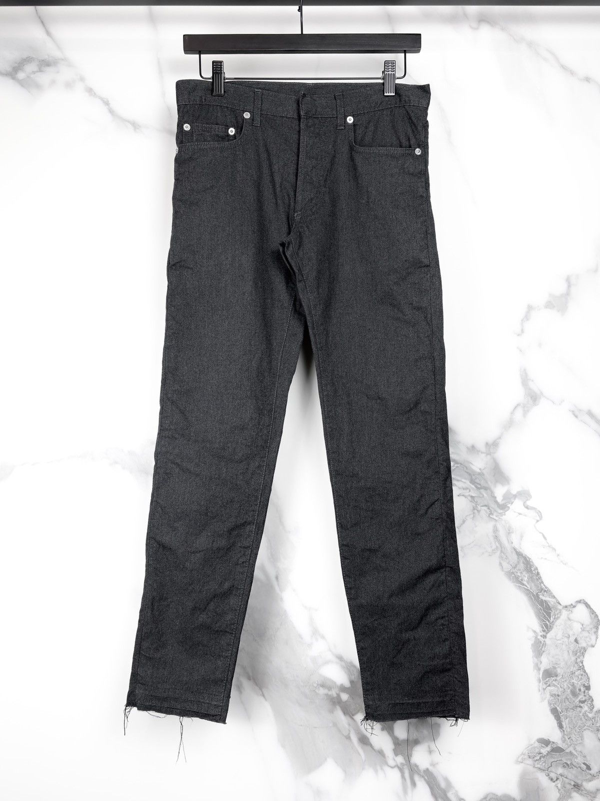 Dior Dior Homme Dark Gray Stretch Cotton Jeans KVA Size US 28 / EU 44 - 1 Thumbnail