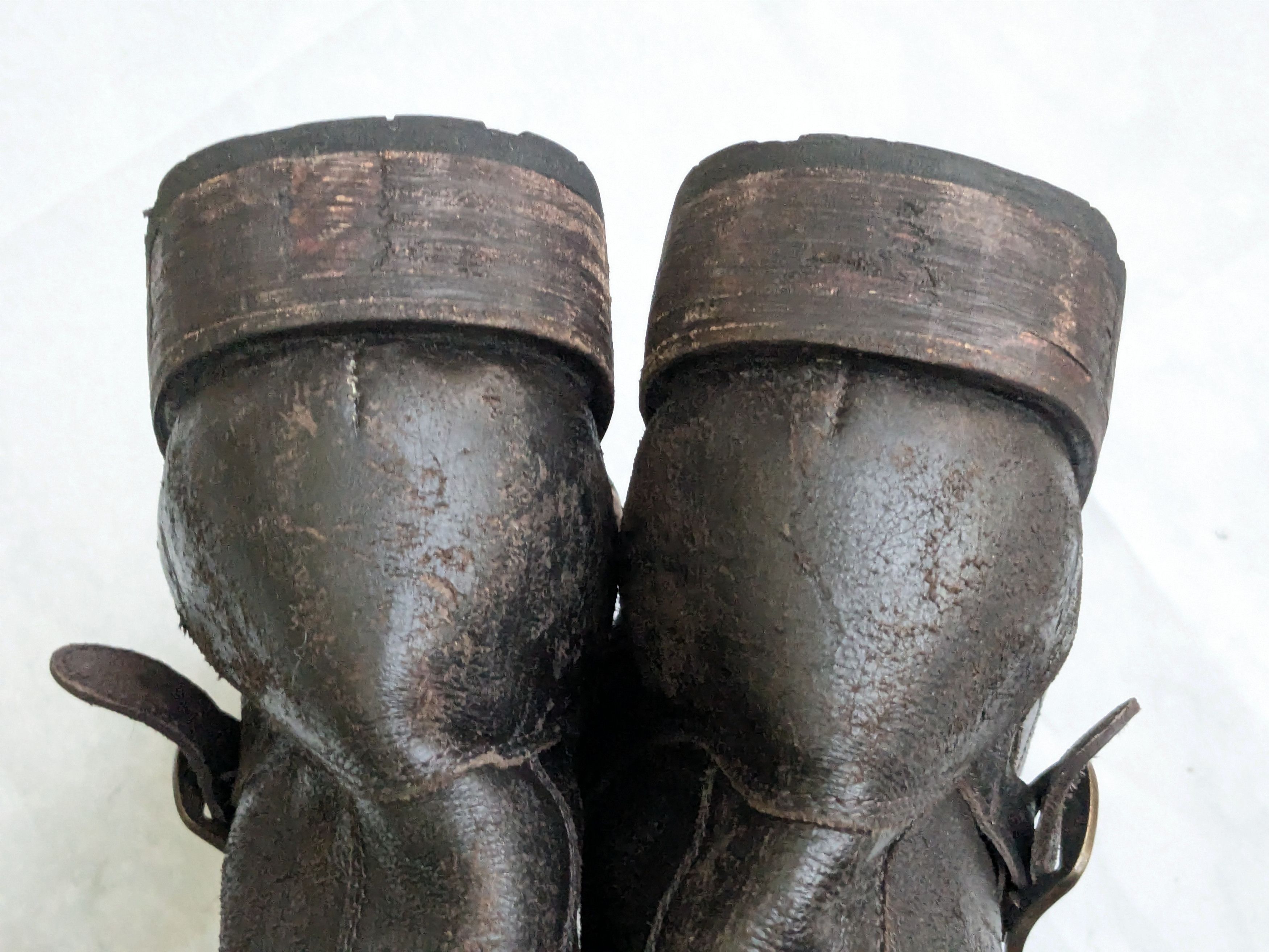 Frye Frye Engineer Boots Brown Leather 11.5 D Leather Buckle Size US 11.5 / EU 44-45 - 12 Thumbnail