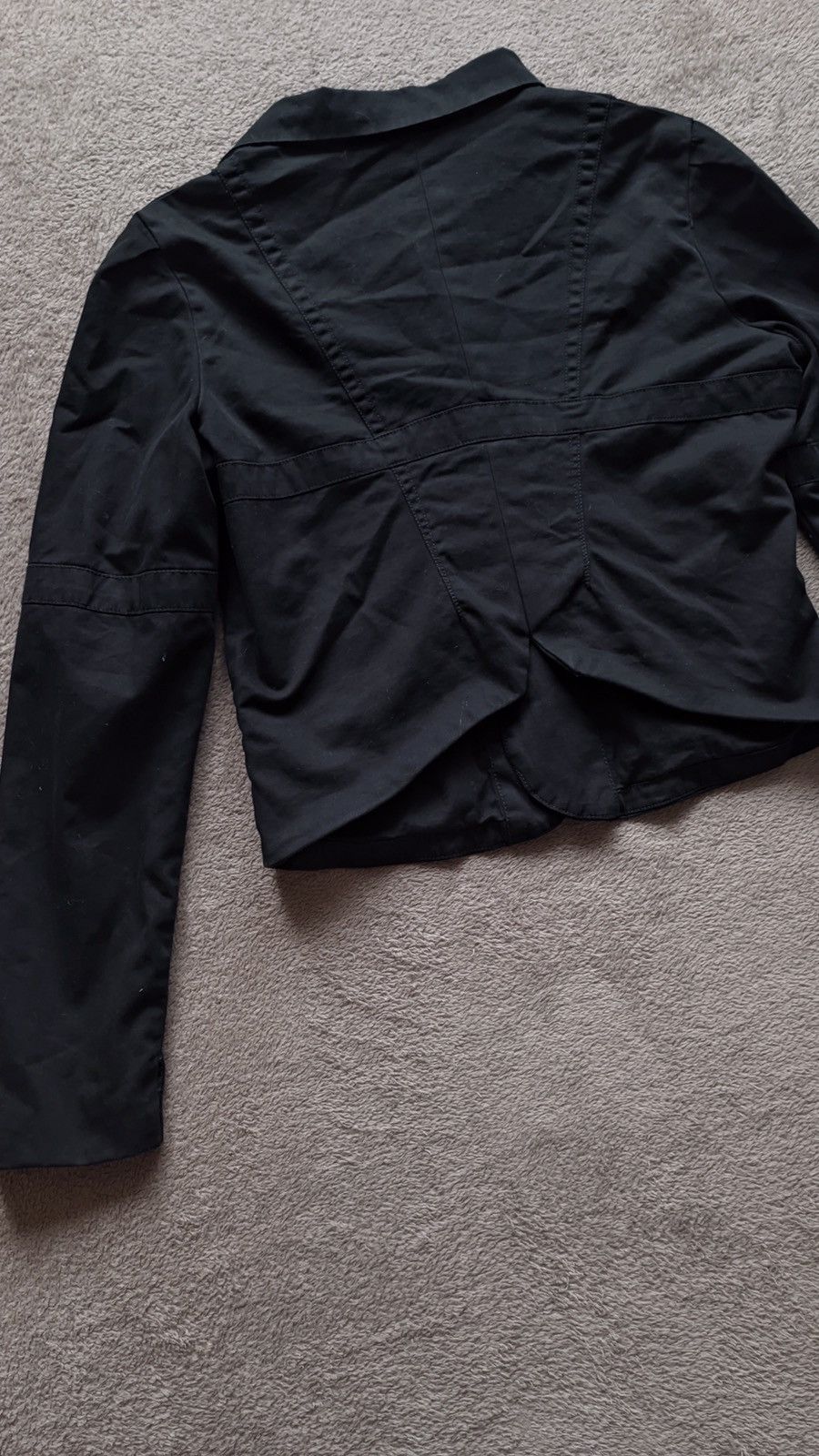 Hysteric Glamour Y2K Diesel vintage Black Cropped Blazer Jacket Size M / US 6-8 / IT 42-44 - 5 Thumbnail