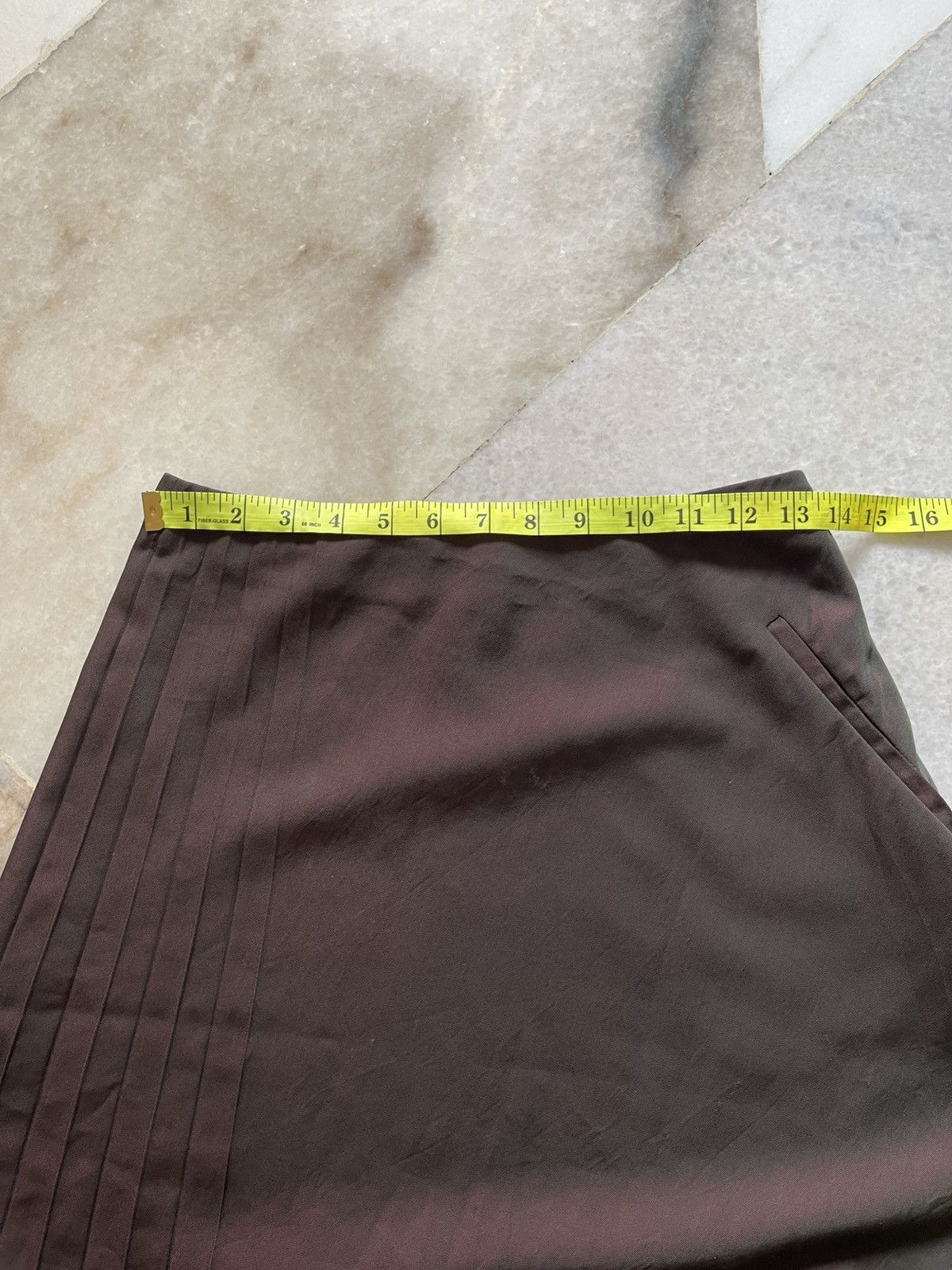 Jean Paul Gaultier 90s Jean Paul Gaultier Metalic Skirt 11 Size 26" / US 2 / IT 38 - 12 Thumbnail