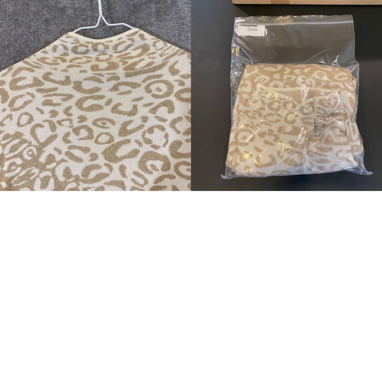 J.McLaughlin VINTAGE J. McLaughlin Sweater Women's Large Brown Animal Print Pullover Long Sleeve Casual Winter Size L / US 10 / IT 46 - 8 Thumbnail