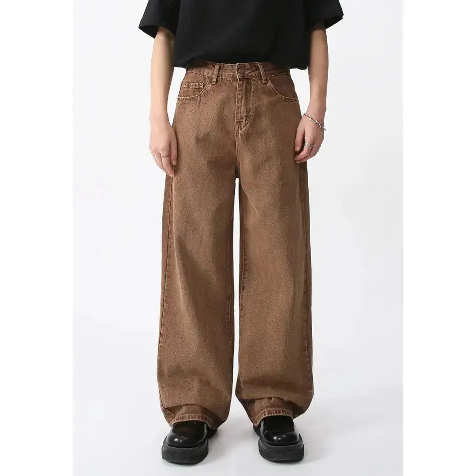 Japanese Brand Retro loose high street jeans Size US 32 / EU 48 - 2 Thumbnail