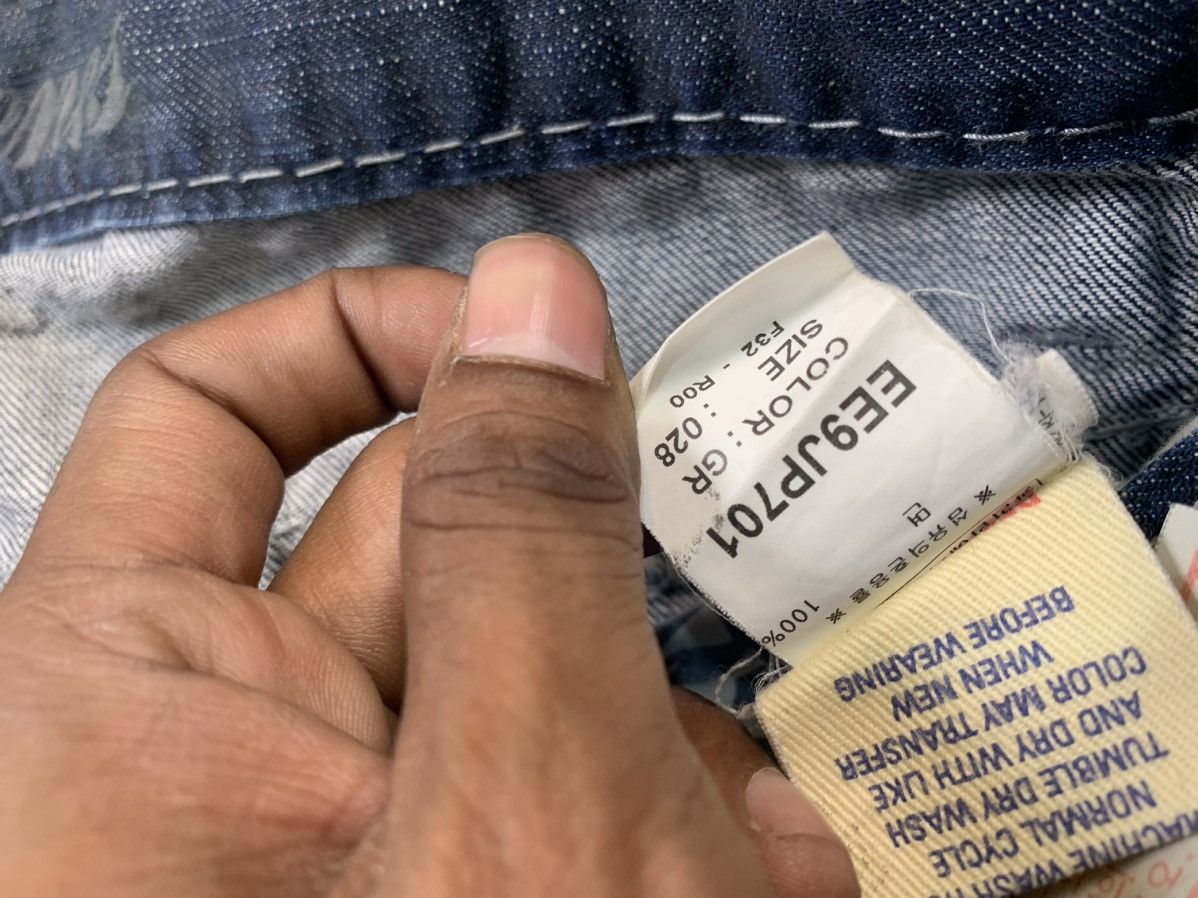 Japanese Brand Vintage Evisu inspired denim bootcut fit Size US 30 / EU 46 - 7 Thumbnail