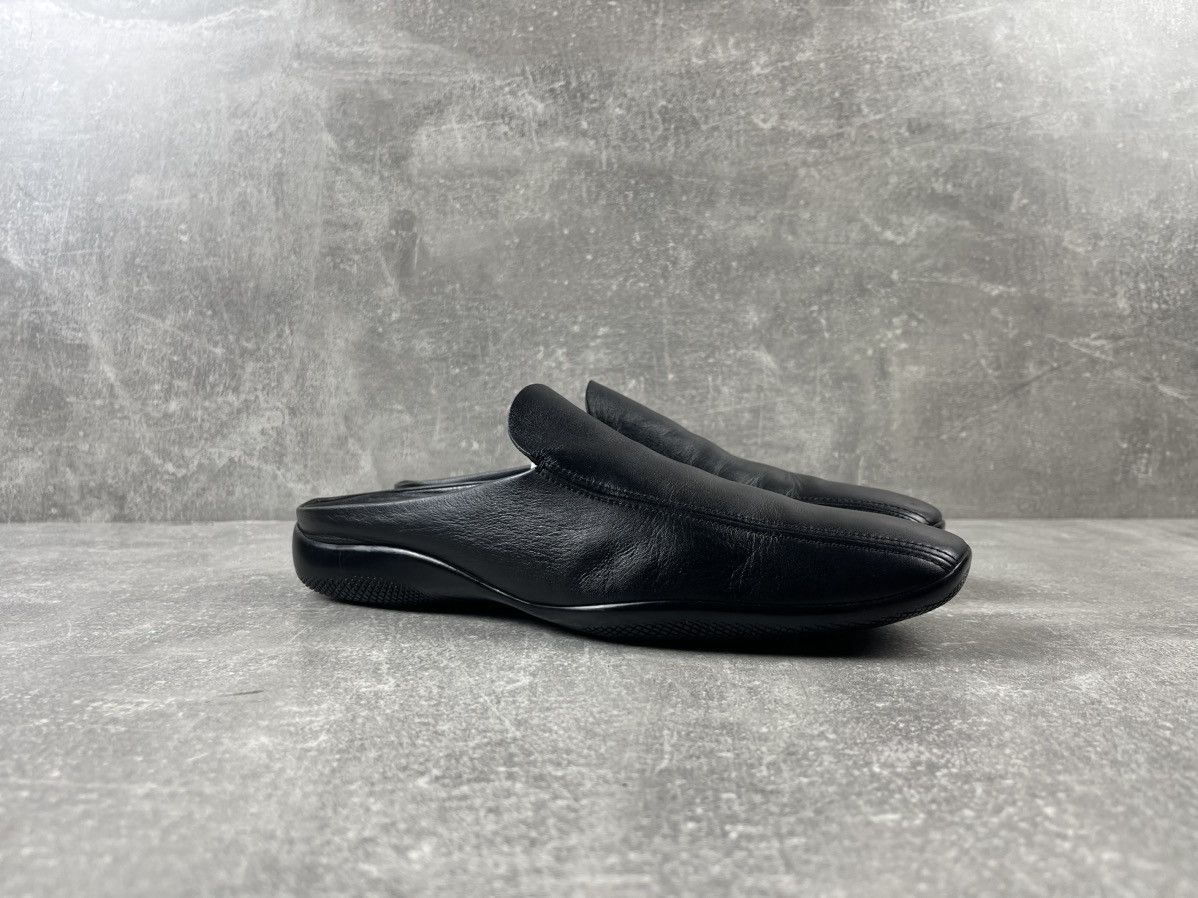 00s prada archive leather sneaker PRADA archive leather shoes y2k