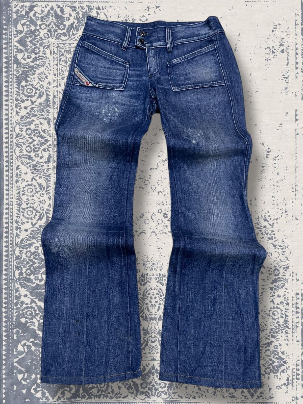 Designer × Diesel × Vintage Vintage Designer Diesel Industry Denim Flared Division Size US 26 / EU 42 - 1 Thumbnail