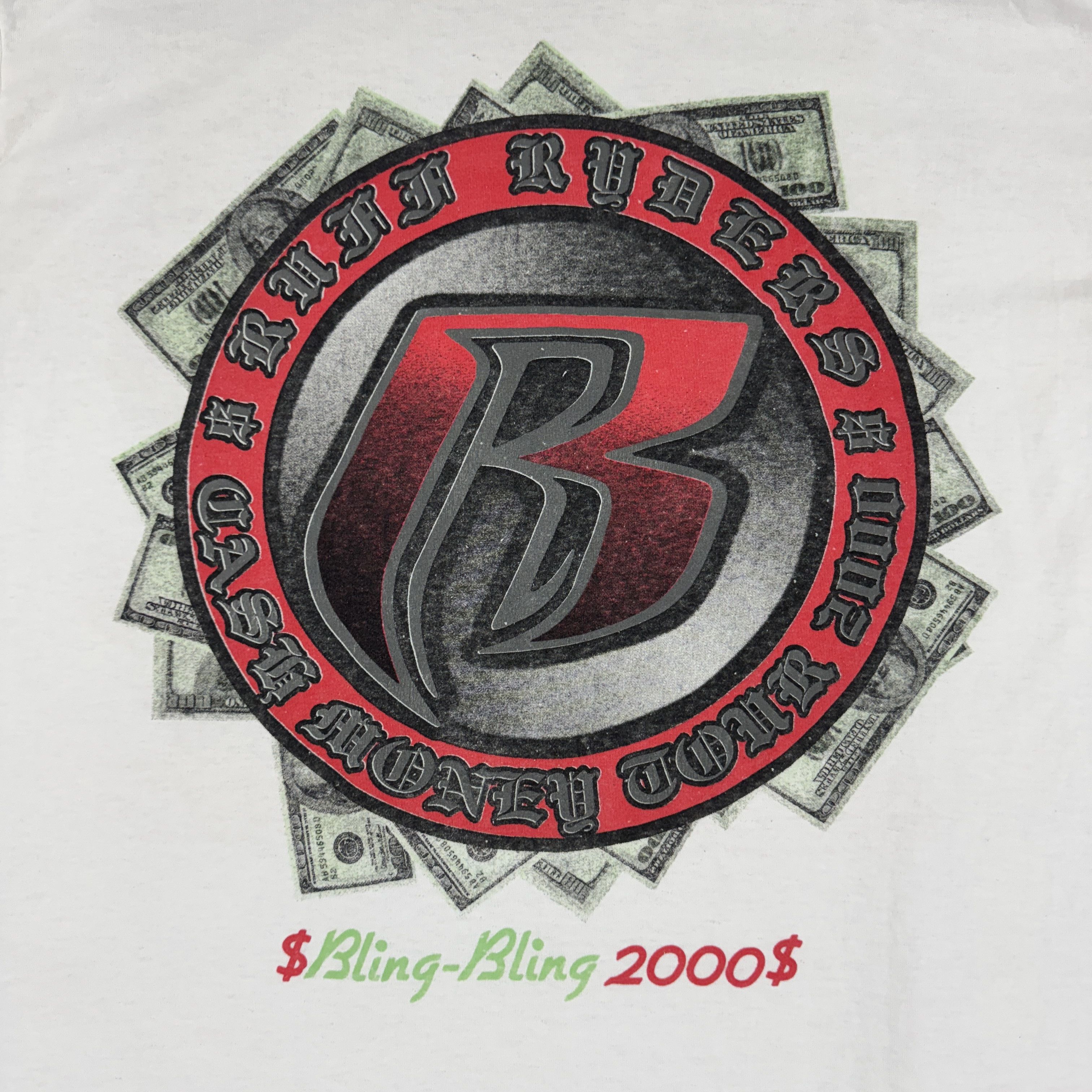 Rap Tees Vintage 2000 Ruff Ryders & Cash Money Tour Longsleeve Size US XL / EU 56 / 4 - 3 Thumbnail
