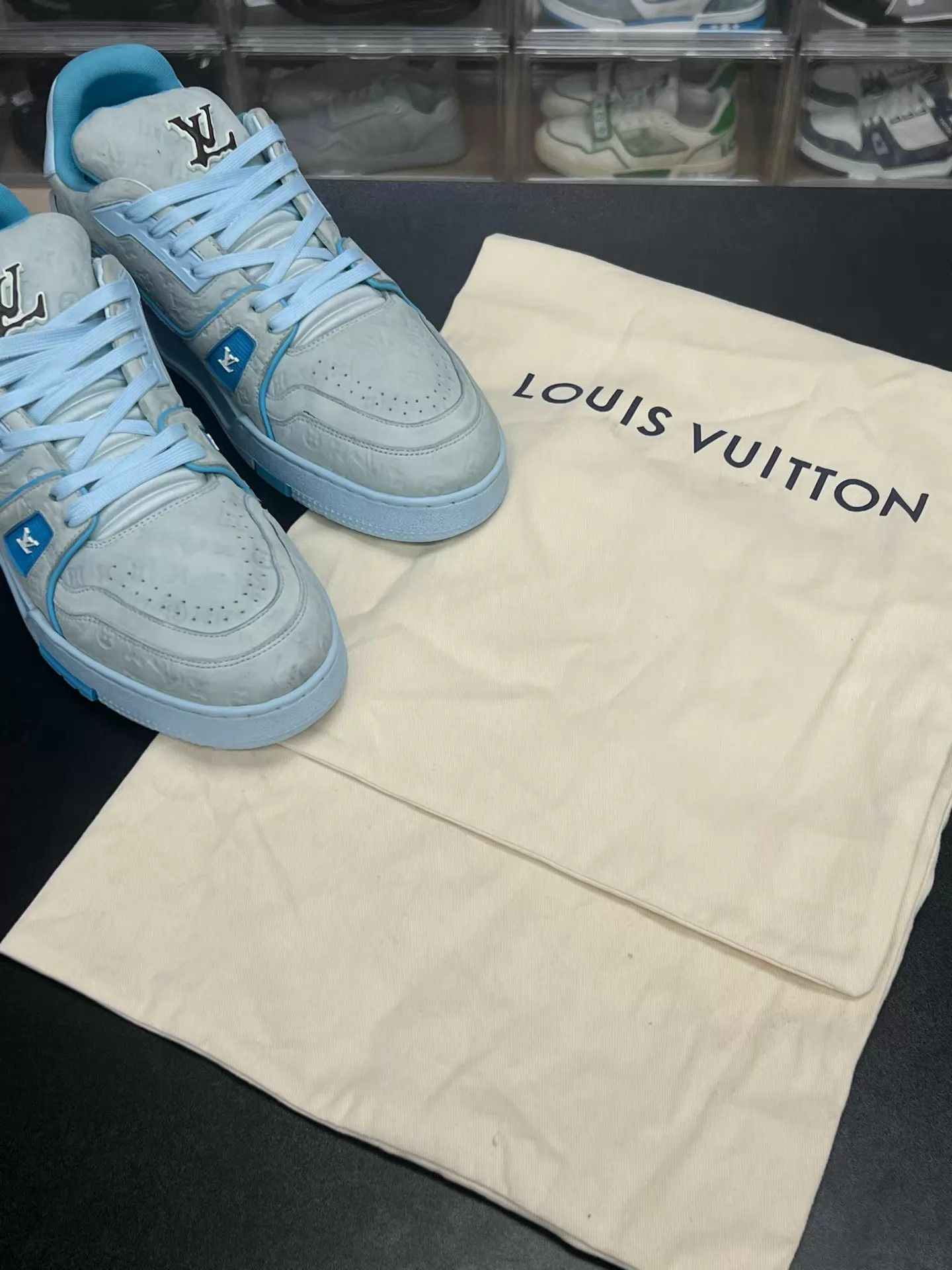 Louis Vuitton LV TRAINER Tyler Blue UK7.5/41.5 Size US 8.5 / EU 41-42 - 9 Thumbnail
