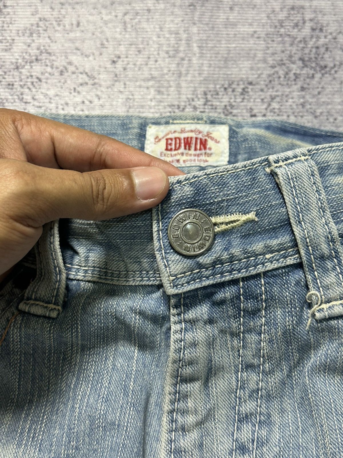 Hysteric Glamour Vintage Edwin Distressed Patcwork Denim Size US 30 / EU 46 - 10 Thumbnail