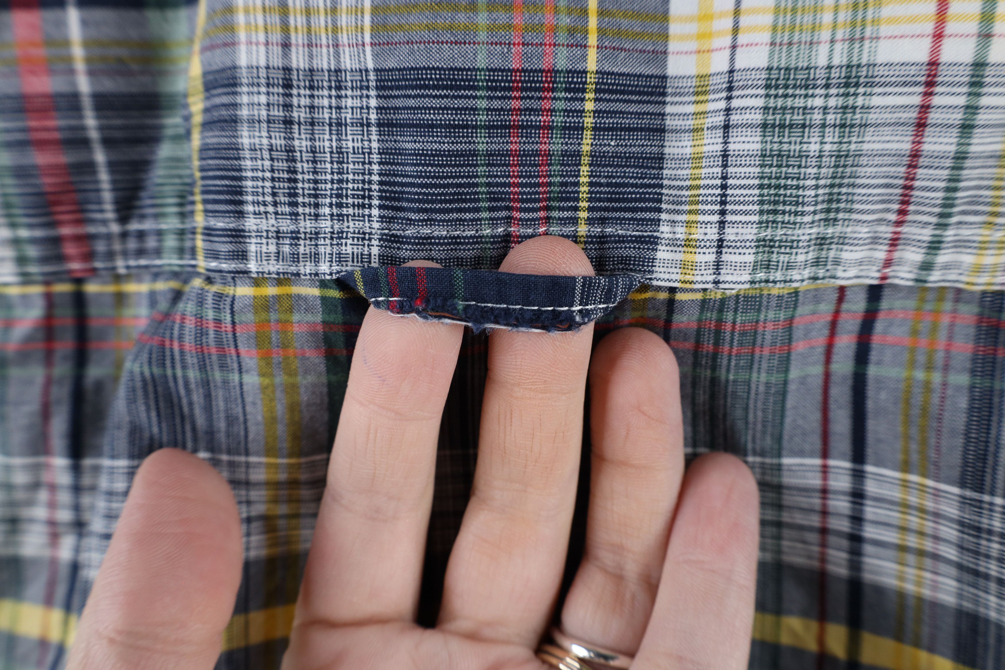 Ralph Lauren × Vintage Vintage 90s Chaps Ralph Lauren Rainbow Plaid Button Shirt Size US L / EU 52-54 / 3 - 7 Thumbnail