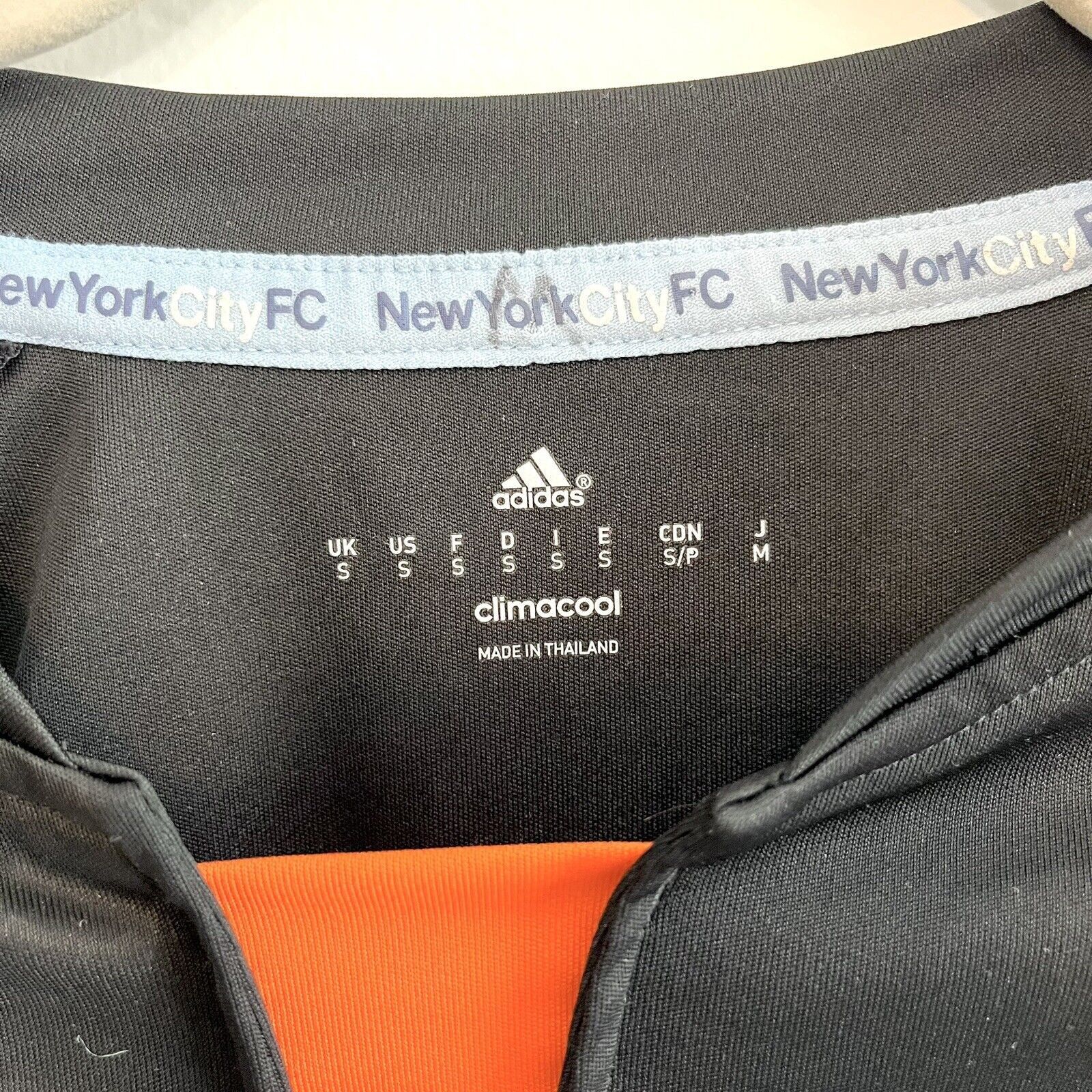 Adidas 2015 New York City FC NYCFC Inaugural Season Adidas Jersey Size US S / EU 44-46 / 1 - 6 Thumbnail
