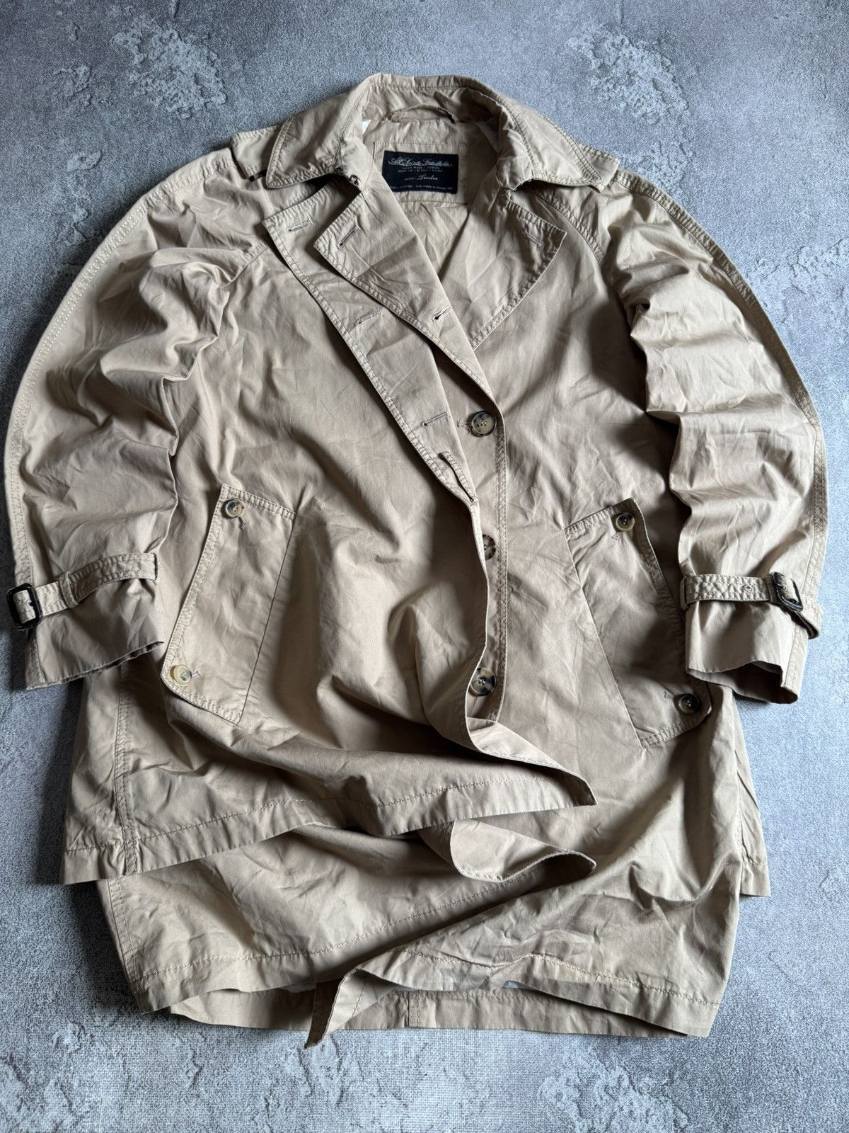 Allsaints AllSaints 12size Hanover Trench coat jacket old money 00s Size XL / US 12-14 / IT 48-50 - 4 Thumbnail