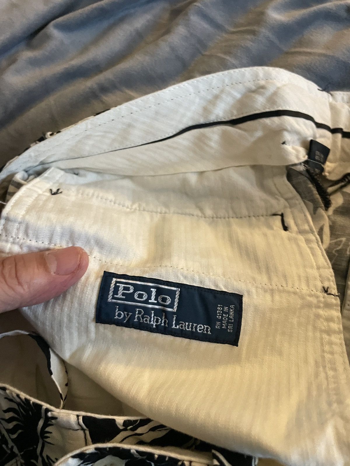Polo Ralph Lauren Linen/Silk Drawstring FF floral shorts Size US 33 - 9 Thumbnail