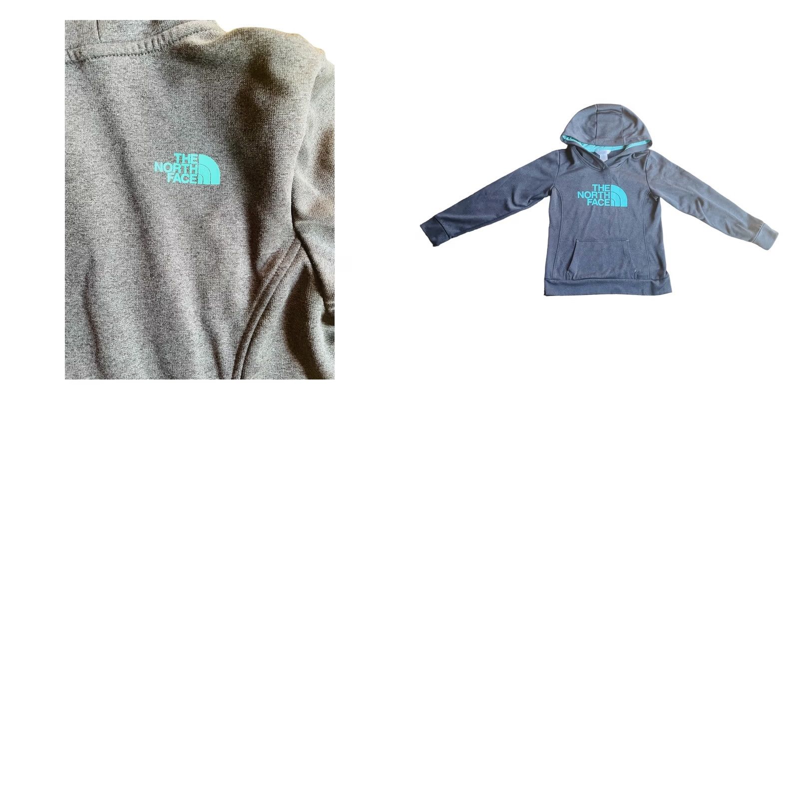 The North Face The North Face Hooded Pullover Sweater Hoodie Gray Women's Sz Small Sweatshirt Size S / US 4 / IT 40 - 9 Thumbnail