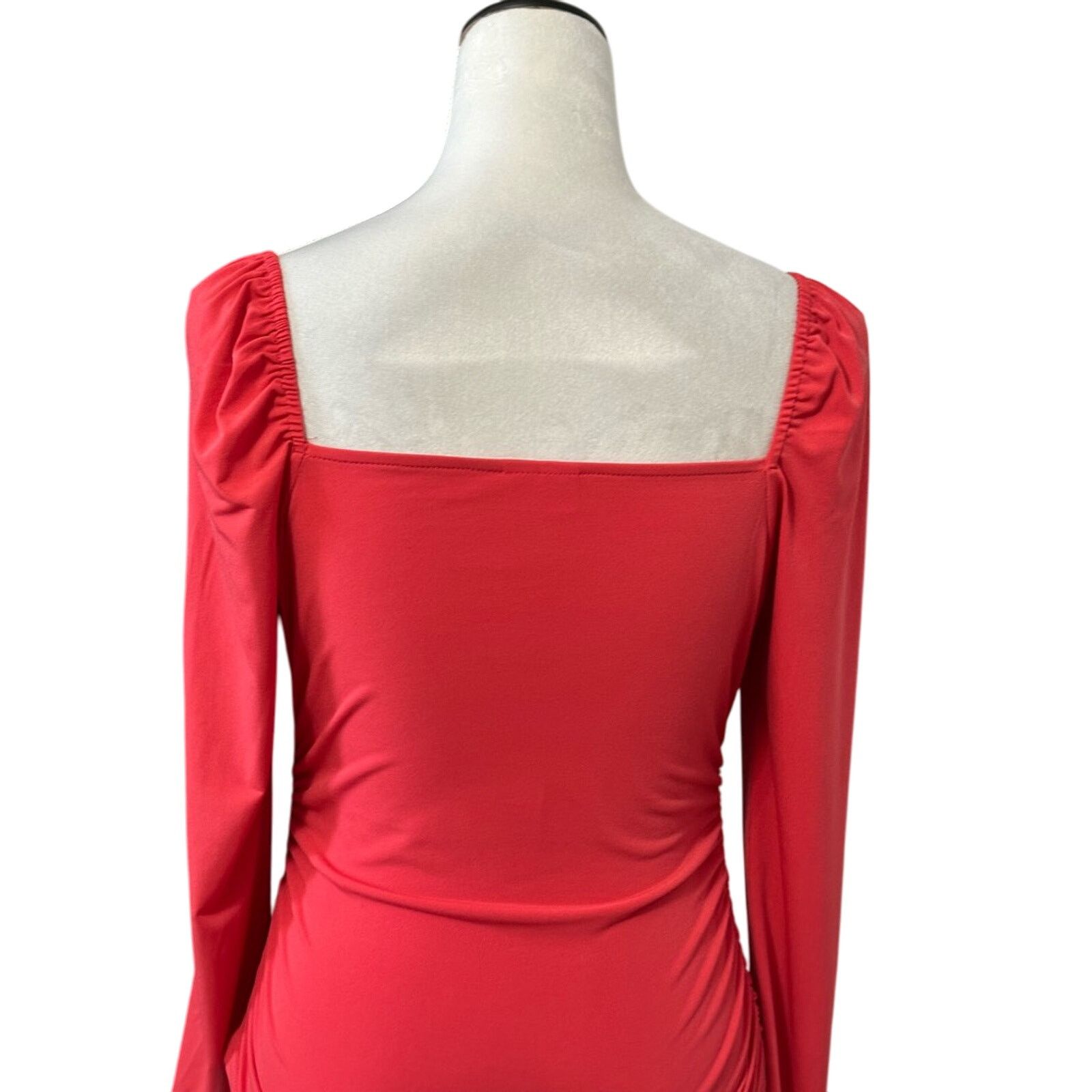 Other Abound Top Full Sleeve Stretchable Ruched Details Red M NWOT Size M / US 6-8 / IT 42-44 - 6 Thumbnail