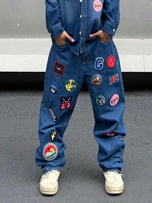 Japanese Brand Matsuda x Arai Patch Skate Baggy Denim Jeans Loose fit Size US 32 / EU 48 - 7 Thumbnail
