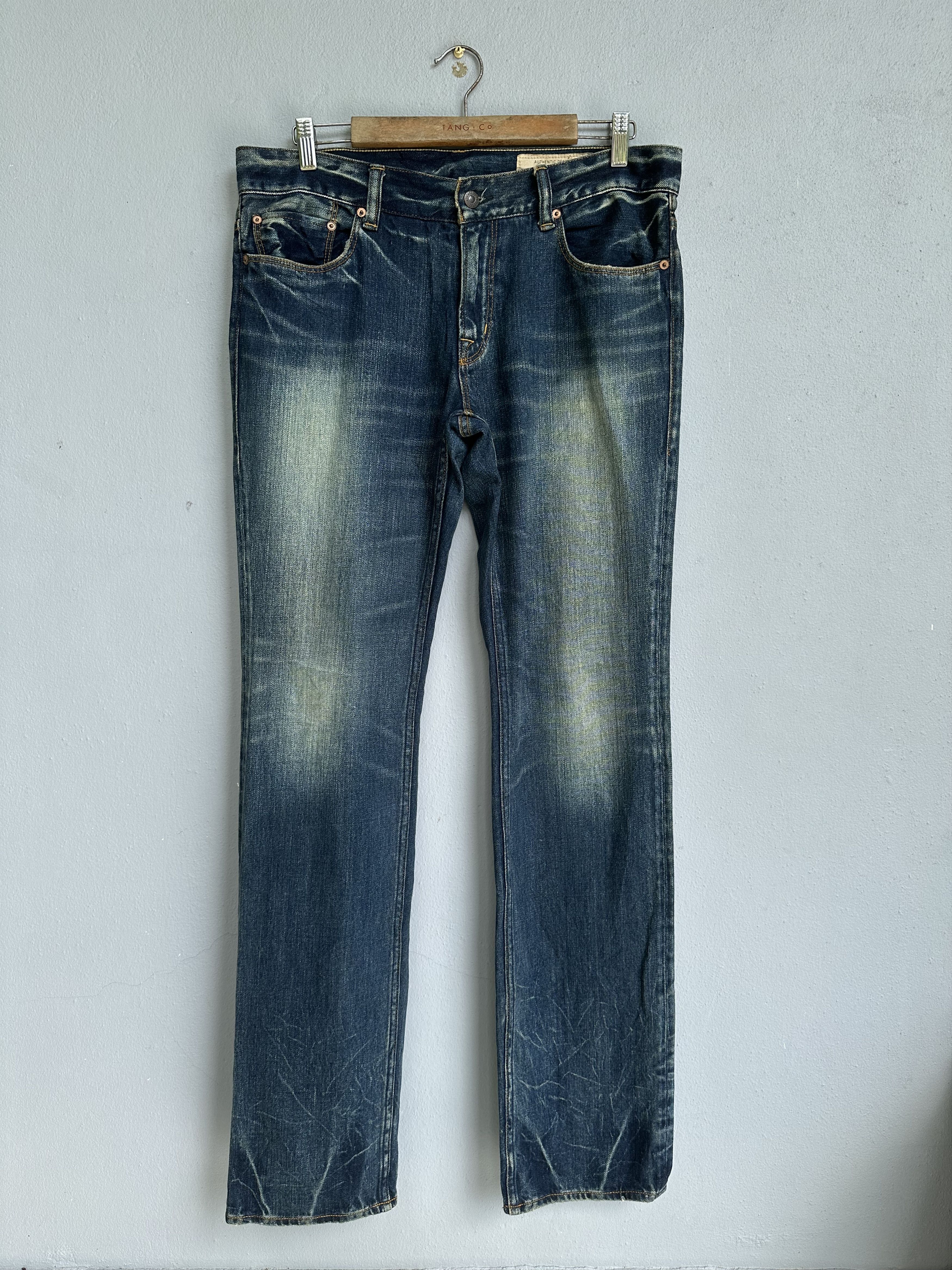 Japanese Brand Japanese Brand Sadistic Blue SBJC Distressed Denim Jeans Size US 35 - 1 Thumbnail