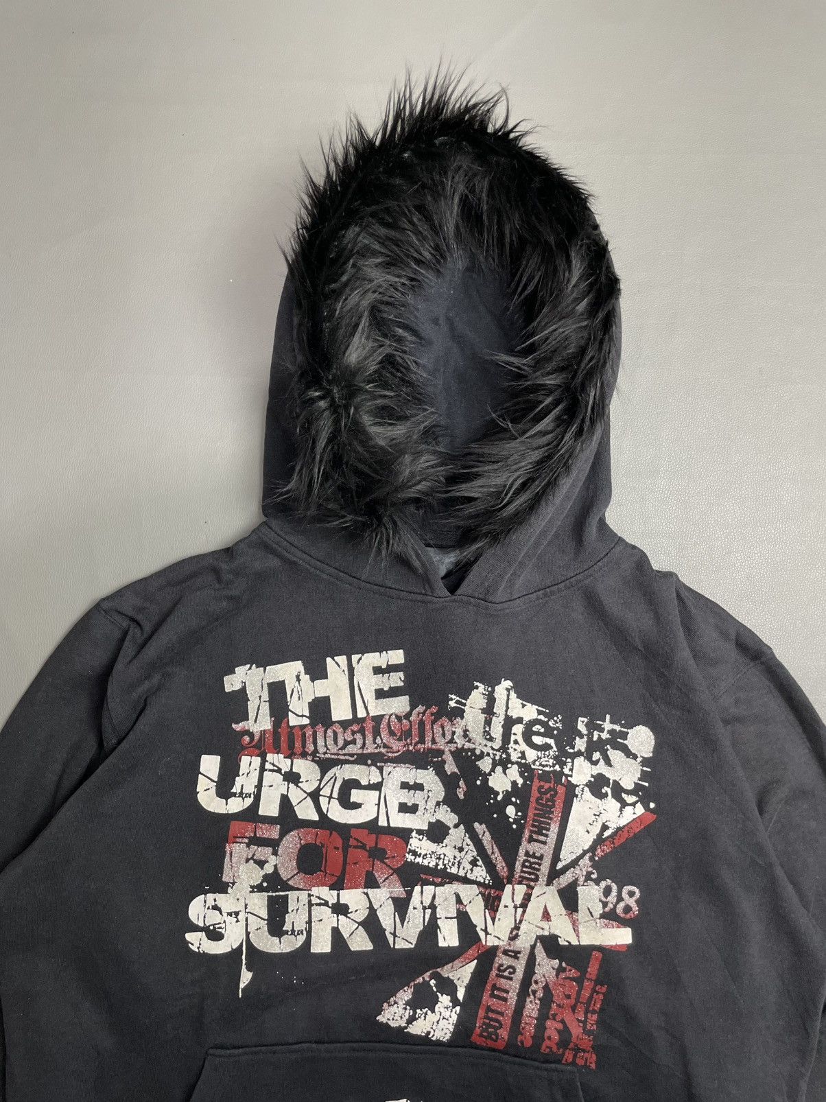 Japanese Brand The Urgb Survival Fur Hoodie Size US L / EU 52-54 / 3 - 2 Thumbnail