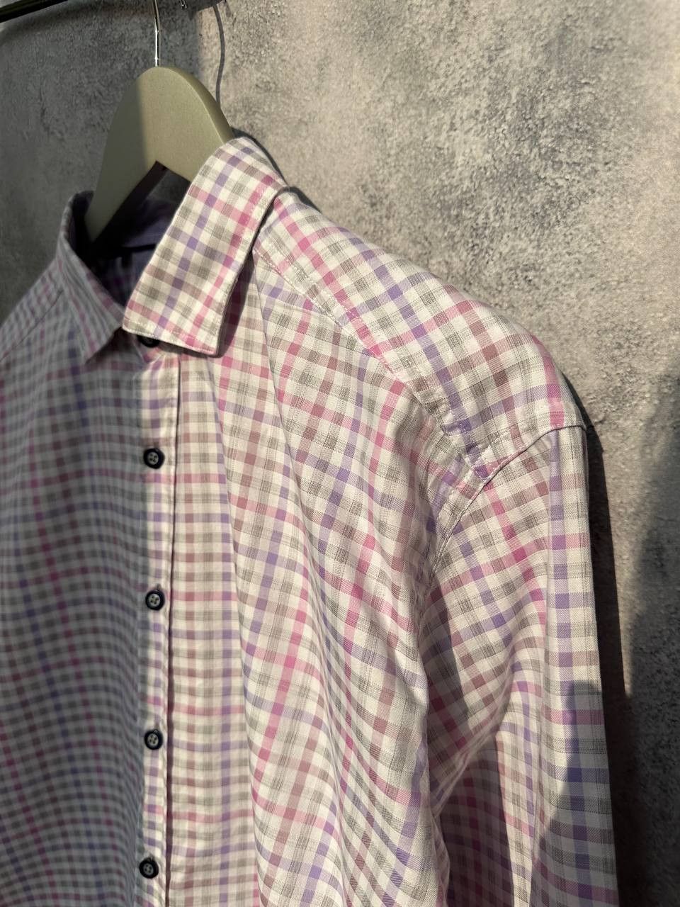 Balmain Balmain Paris Button Up Shirt Plaid Two Ply Cotton Size US XL / EU 56 / 4 - 6 Thumbnail