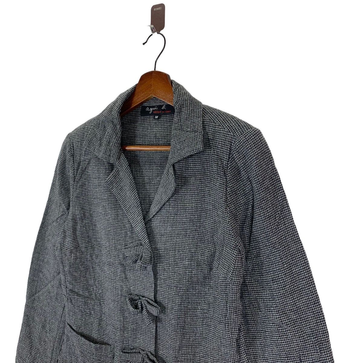 agnes b. VINTAGE DESIGNER AGNES B SNAP BUTTON COAT WOMEN Size S / US 4 / IT 40 - 2 Thumbnail