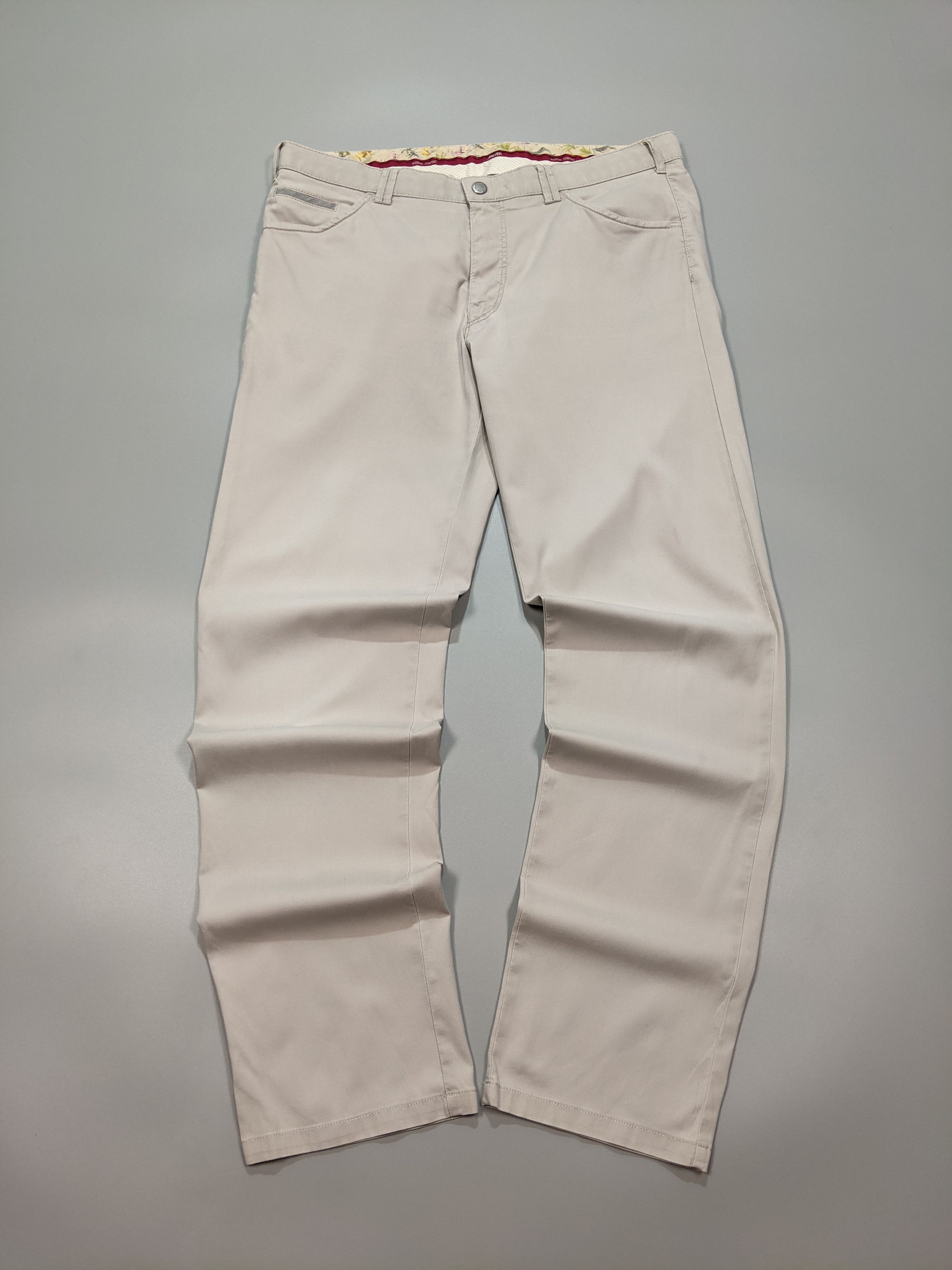 John Mayer MEYER Light-Gray Men's Chino Pants W36 L33 or XL Size US 36 / EU 52 - 1 Thumbnail