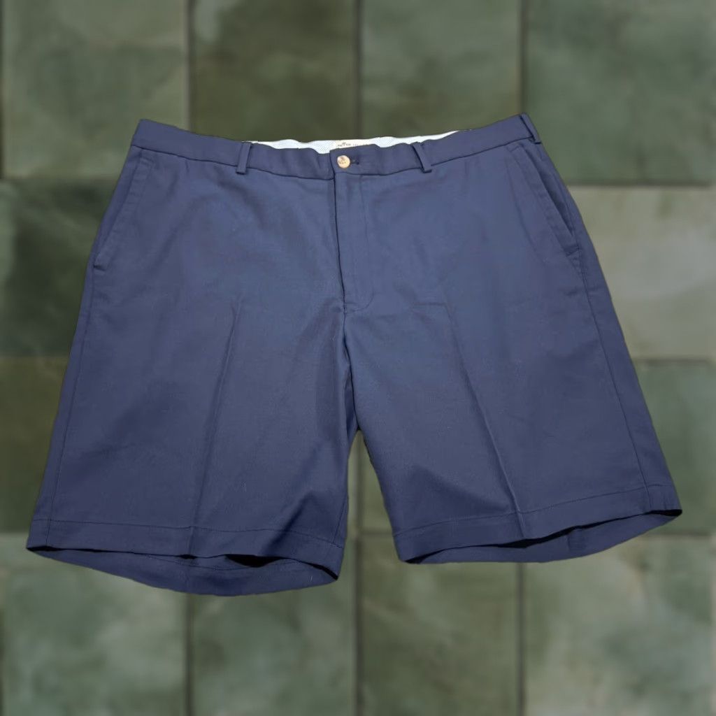 Peter Millar Peter Millar Chino Shorts Mens 40 Regular 9in Inseam Port Blue Size US 40 / EU 56 - 1 Thumbnail