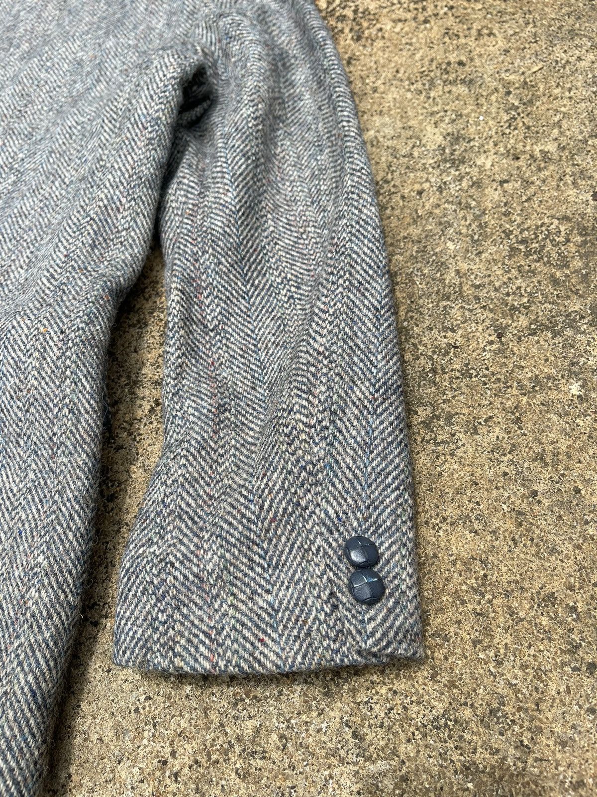 Designer Harris Tweed Handwoven Blazer Jacket Made for Pitlochry Size US M / EU 48-50 / 2 - 12 Thumbnail
