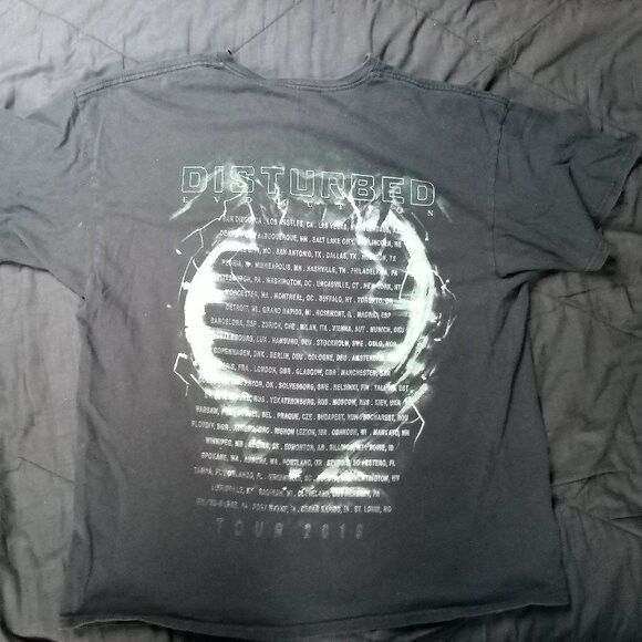 Band Tees Disturbed Evolution Tour 2019 T-Shirt Size US XL / EU 56 / 4 - 4 Thumbnail