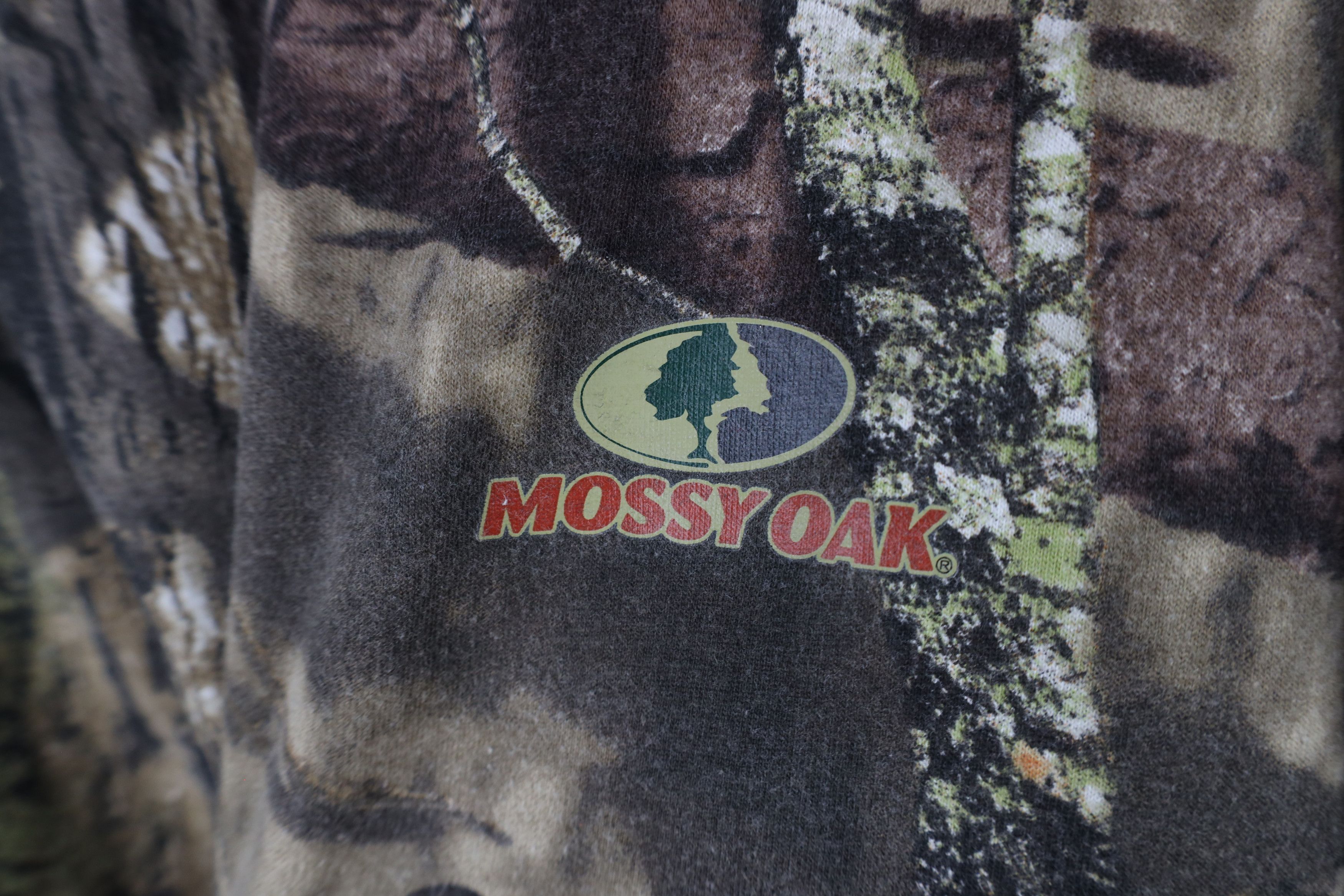 Vintage Vintage Streetwear Mossy Oak Camouflage Short Sleeve T-Shirt Size US XXL / EU 58 / 5 - 4 Thumbnail