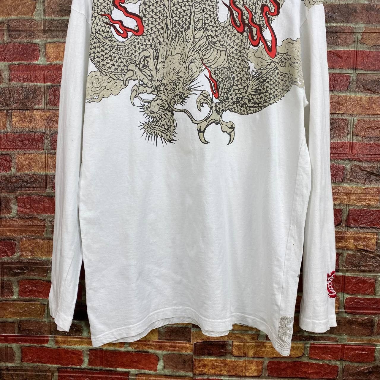 Japanese Brand JAPANESE DRAGON YAKUZA SHIRT Size US L / EU 52-54 / 3 - 4 Thumbnail