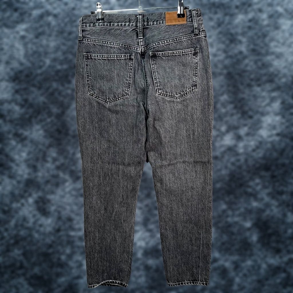 Madewell Madewell Jeans Vintage Distressed 5-Pocket High Rise Regular 28 Black Womens Jeans 90s Theme Size 28" / US 6 / IT 42 - 1 Thumbnail