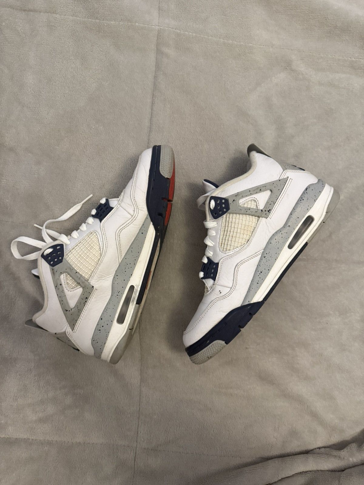 Nike Nike Air Jordan 4 Retro “Midnight Navy” Size US 8 / EU 41 - 1 Thumbnail