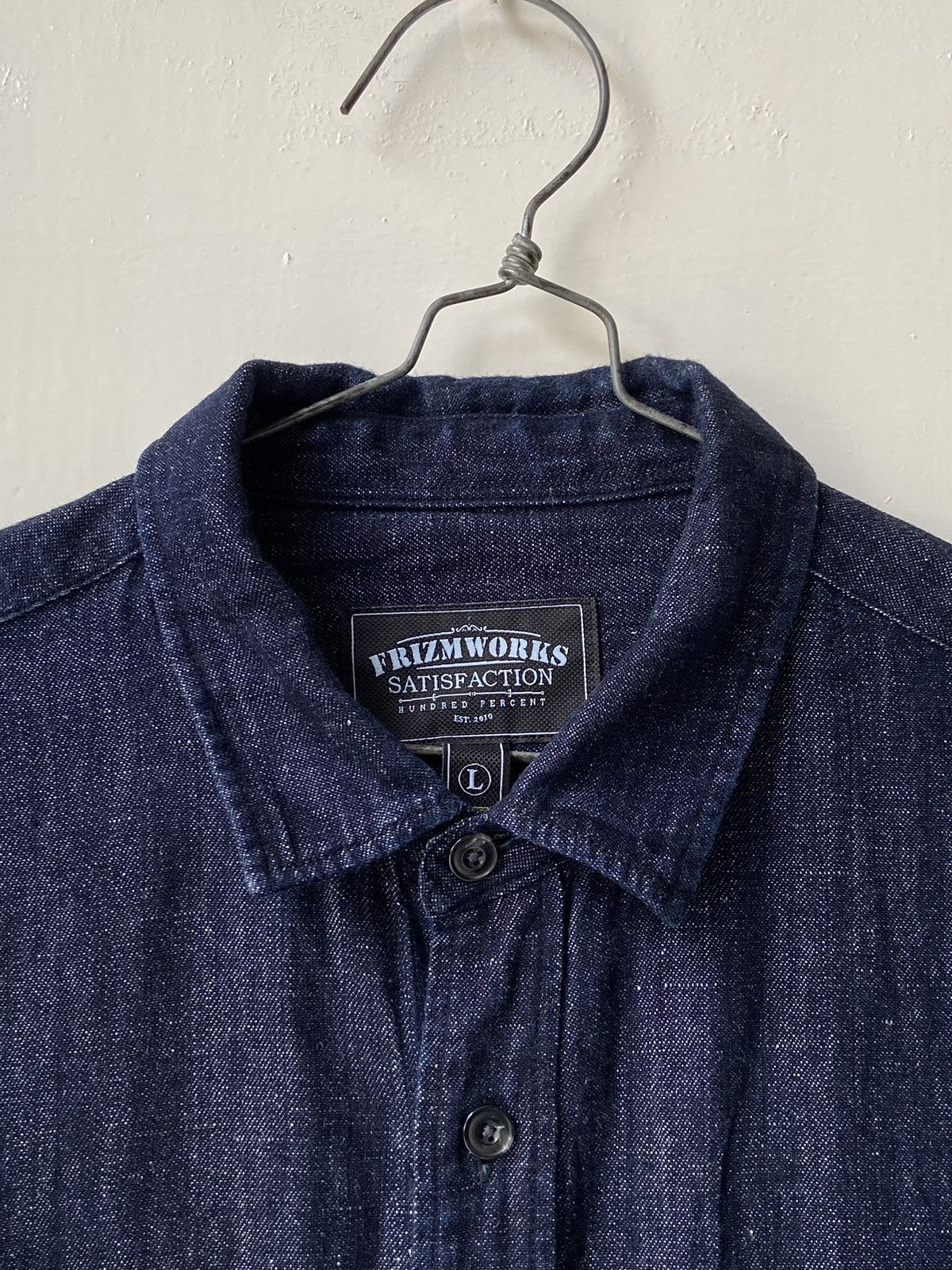 FrizmWORKS FRIZM WORKS Denim Shirt Size US XL / EU 56 / 4 - 5 Thumbnail