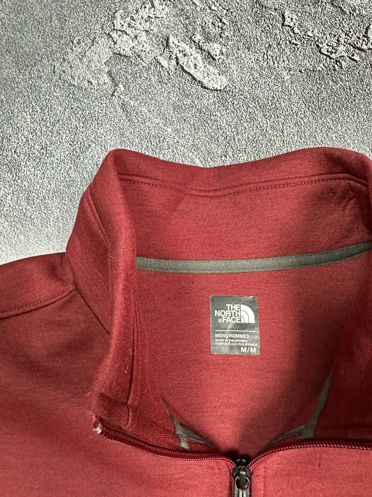 The North Face × Vintage Vintage The North Face Soft Shell Jacket Men M size Red Grey Size US M / EU 48-50 / 2 - 7 Thumbnail