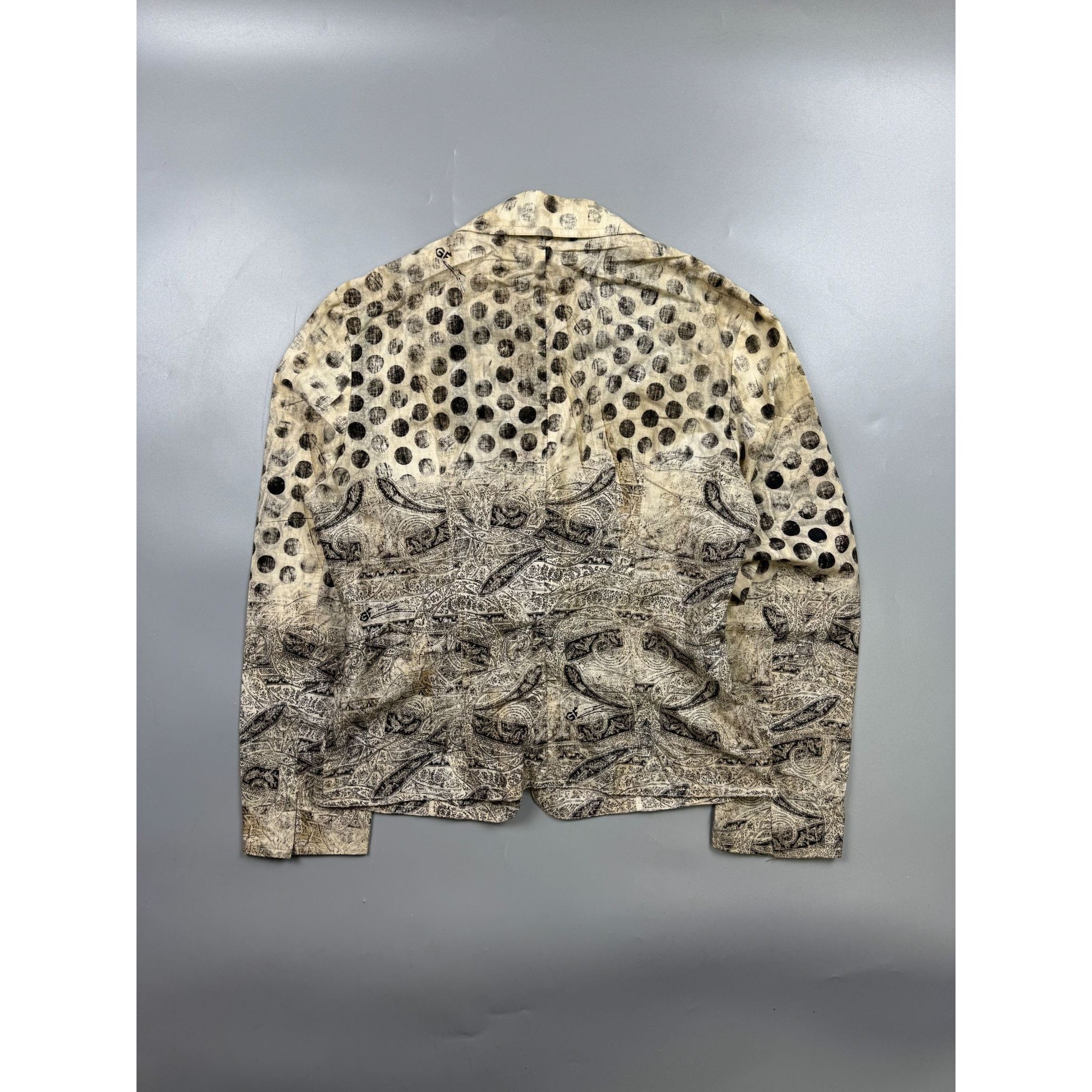 Gianfranco Ferre Gianfranco GF Ferre Vintage Abstract Pattern Blazer (Y1218) Size M / US 6-8 / IT 42-44 - 10 Thumbnail