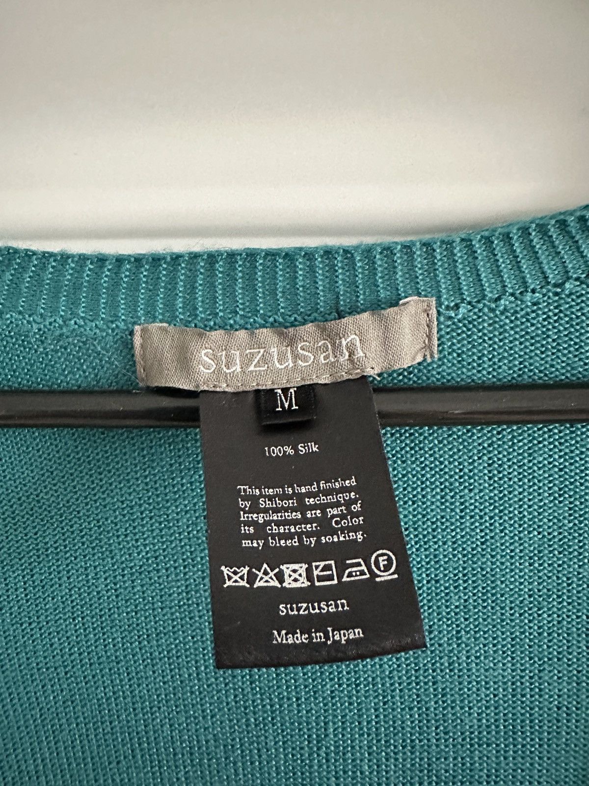 Japanese Brand Suzusan Silk Cardigan Sweater Size US M / EU 48-50 / 2 - 3 Thumbnail