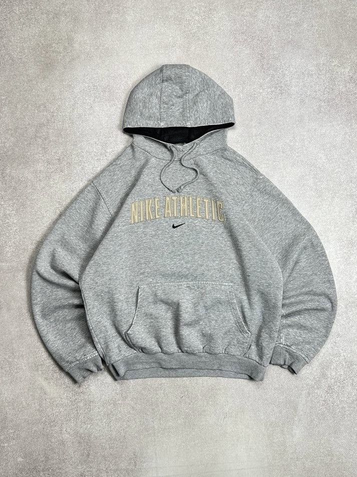 Nike Vintage 90's Nike Athletic Spellout Boxy Hoodie L Size US L / EU 52-54 / 3 - 1 Thumbnail