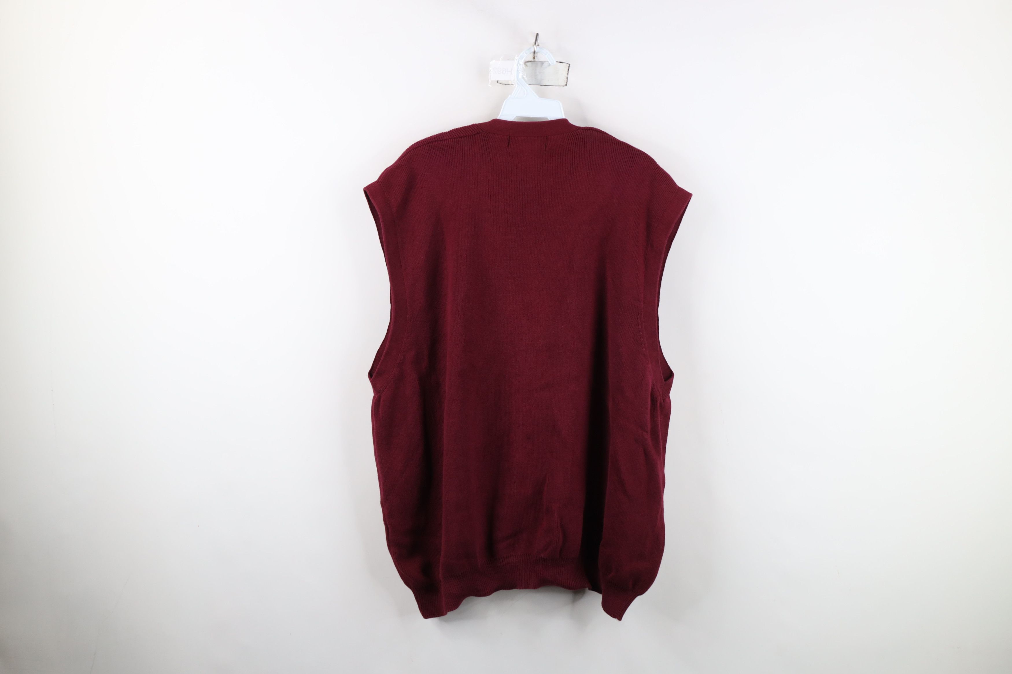 Eddie Bauer Vintage 90s Eddie Bauer Ribbed Knit Cardigan Sweater Vest Size US XL / EU 56 / 4 - 8 Thumbnail