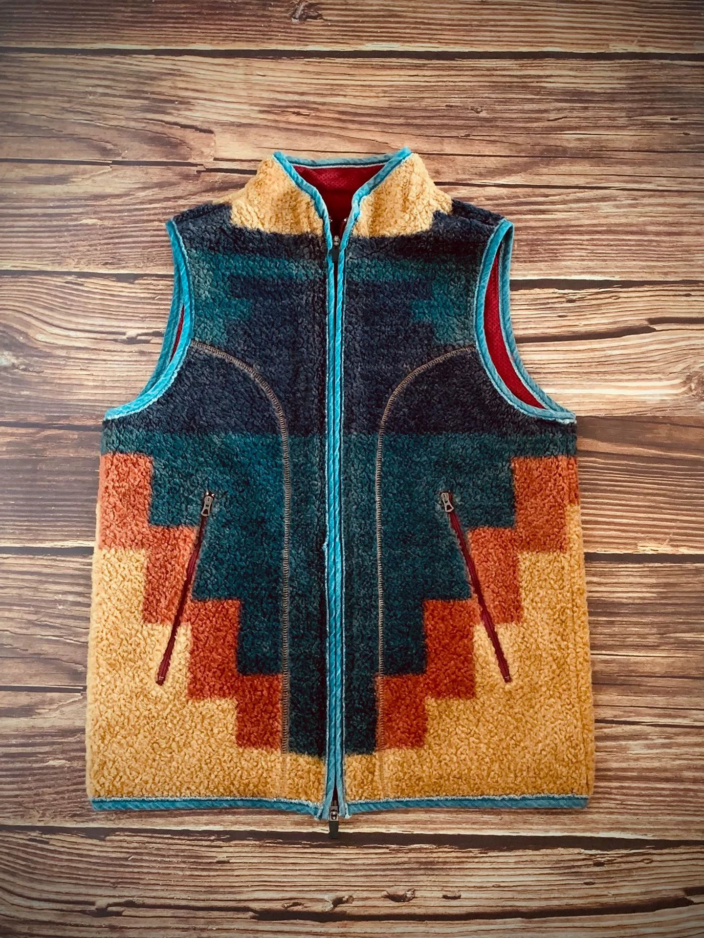 RRL Ralph Lauren gypsy sons wool vest with Navajo pattern Size US M / EU 48-50 / 2 - 1 Thumbnail