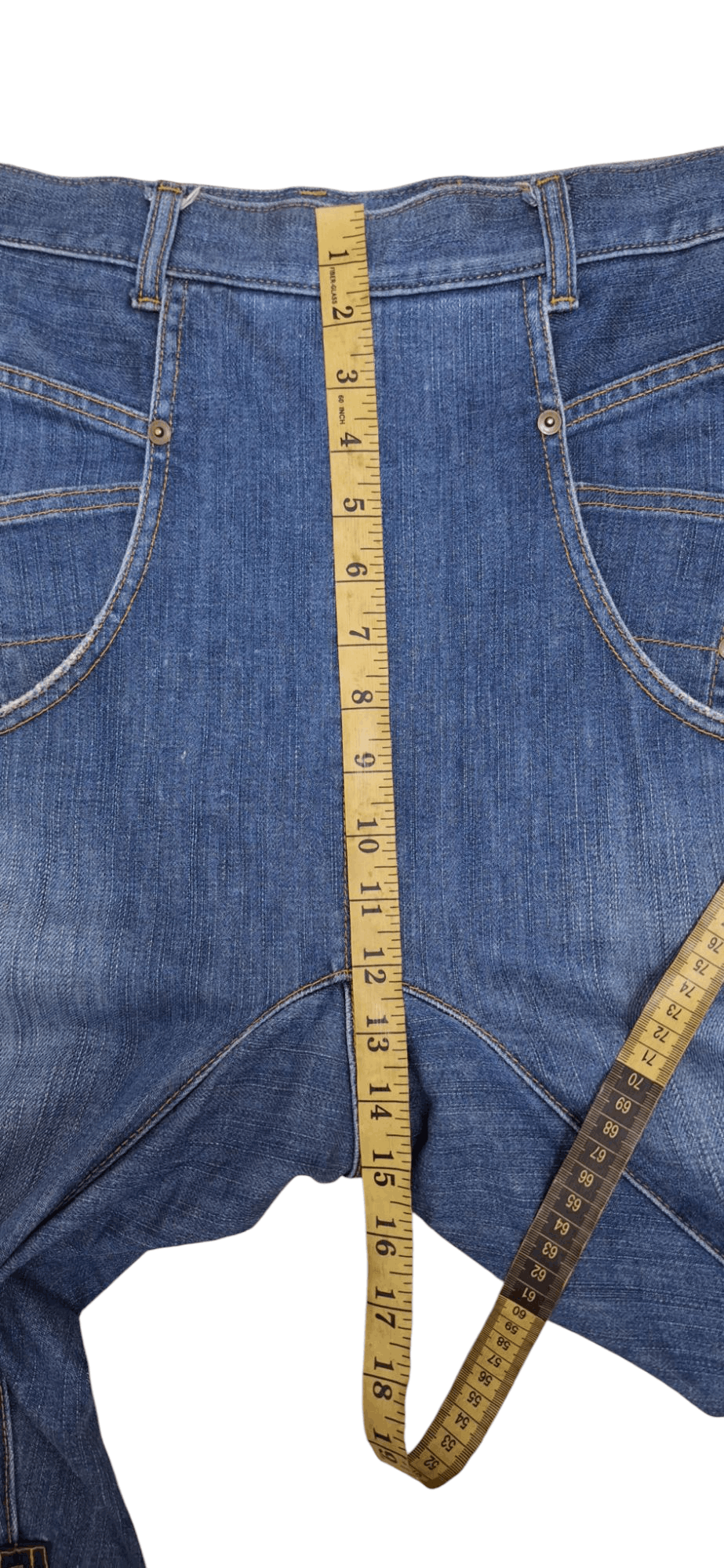 Final Home × Frapbois Rare Frapbois High Rise Leg Zipper Denim Size US 32 / EU 48 - 16 Thumbnail